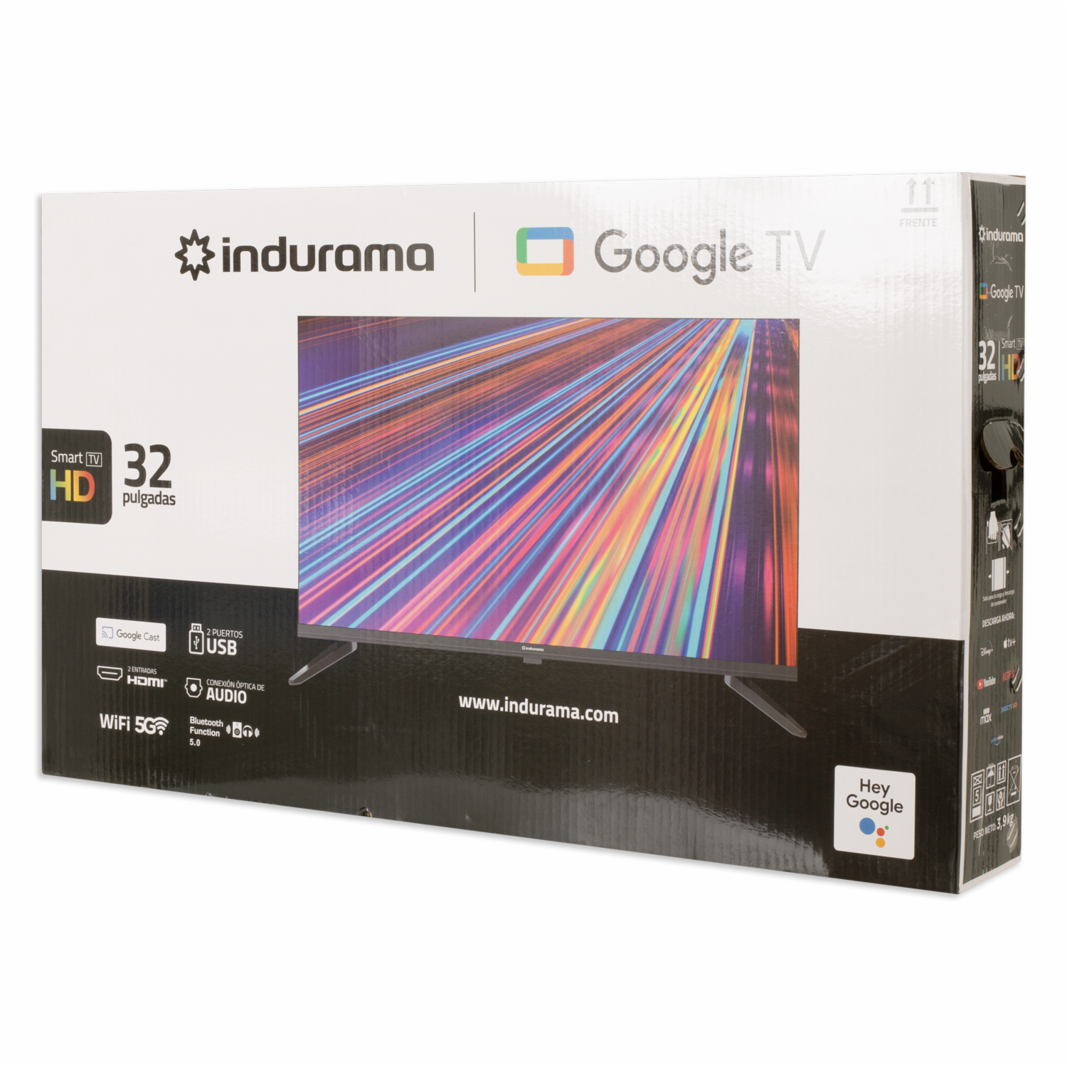 TV Android TV 11 Qled HD 32TIKGF5HD INDURAMA 32″