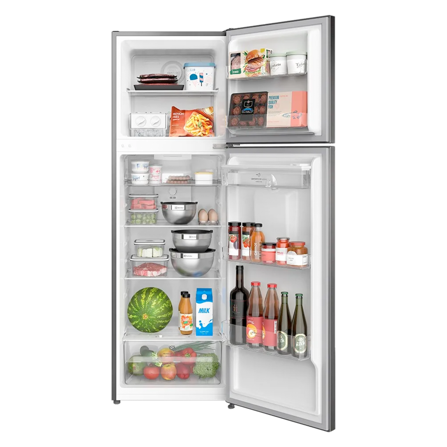 Refrigerador No Frost Top Mount Inverter ELECTROLUX 251 Litros