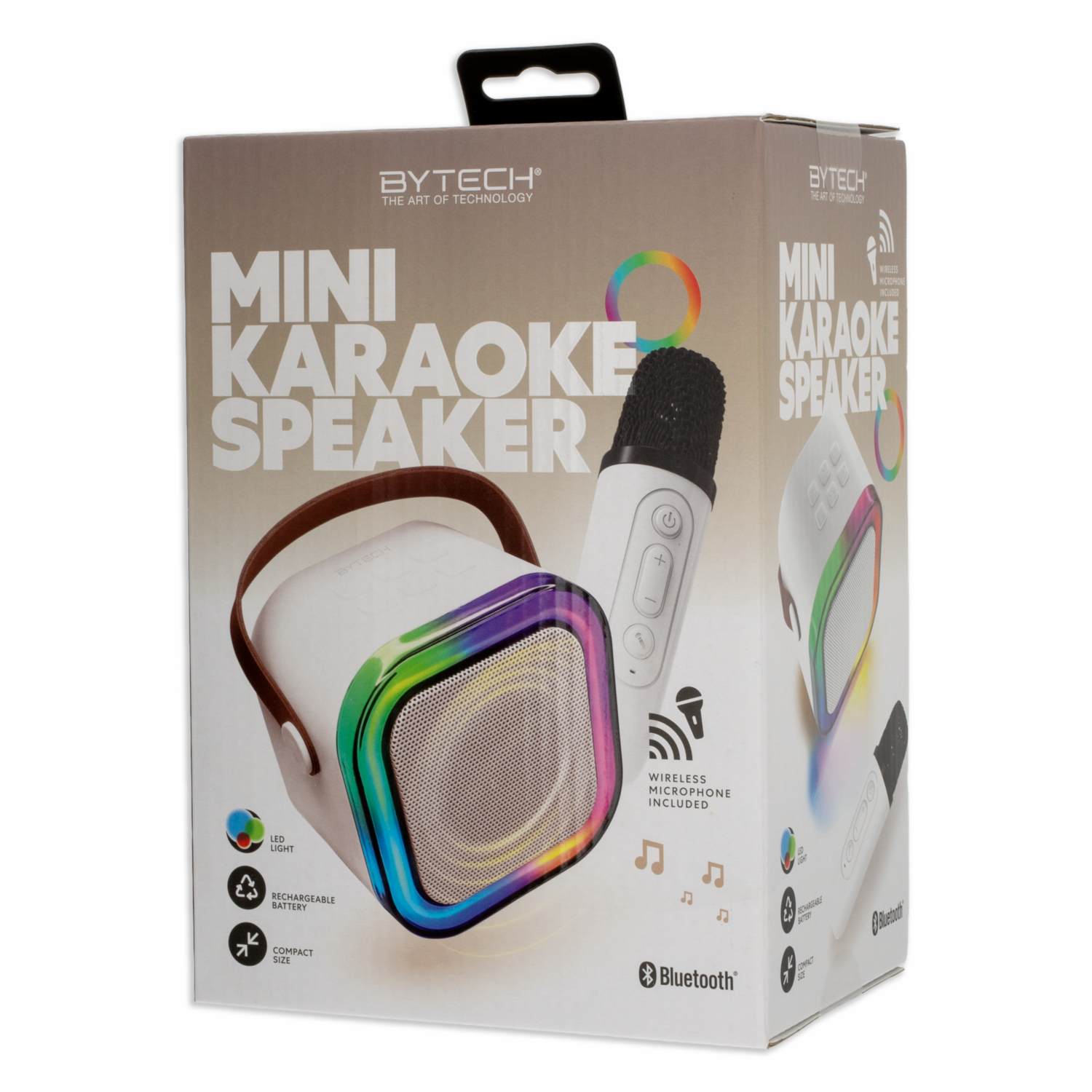Parlante Mini Karaoke Portátil BYTECH Inalámbrico
