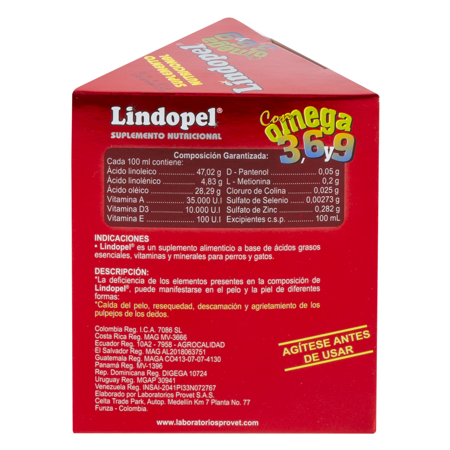 Shampoo Para Mascota LINDOPEL 120 Ml
