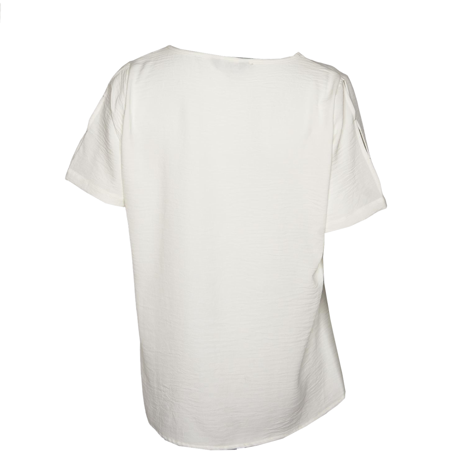 Blusa Manga Corta Llana AW