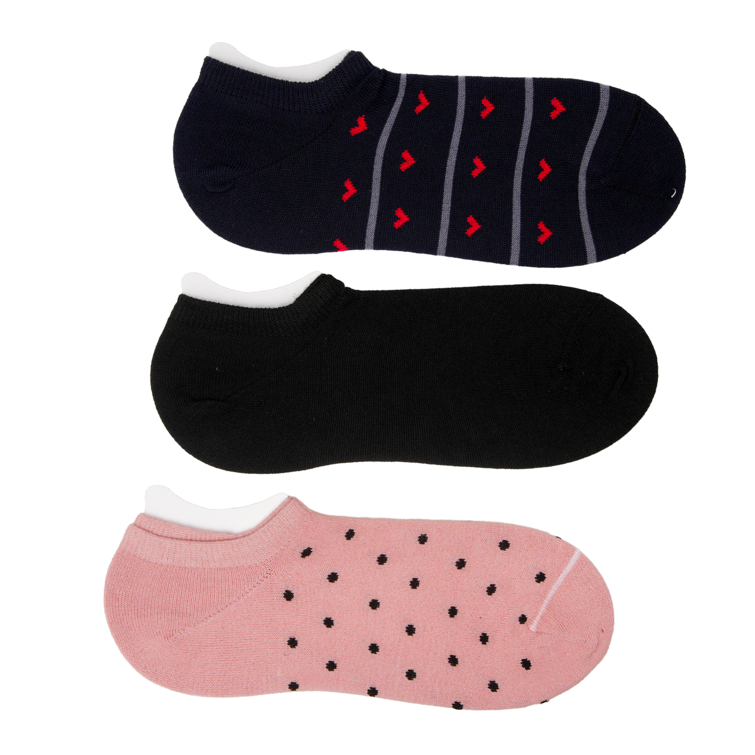 Medias Estilo Deportivo Diseño Show Pack X 3 WELLMAN WOMEN Talla 9-11