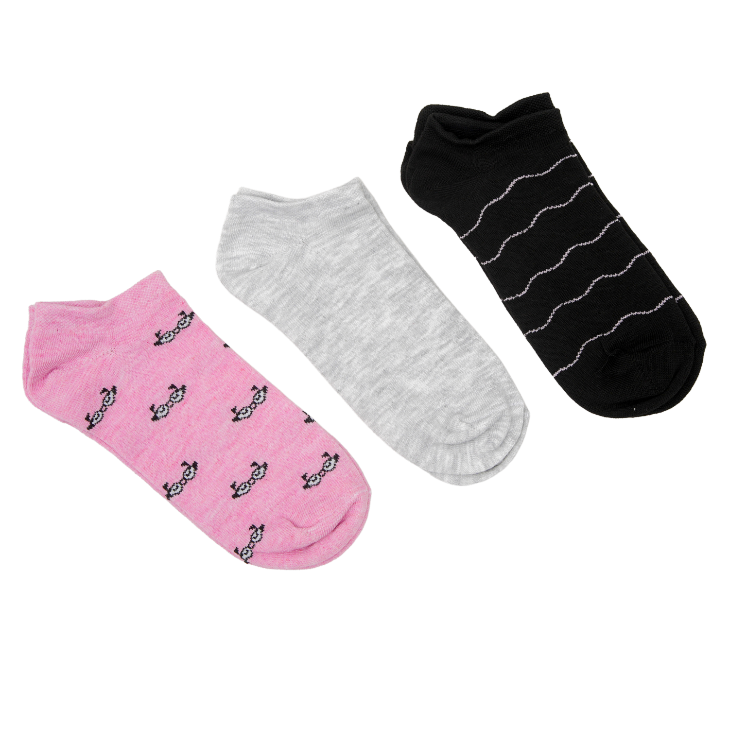 Medias Estilo Deportiva Invisible Pack X 3 WELLMAN WOMEN Talla 9-11