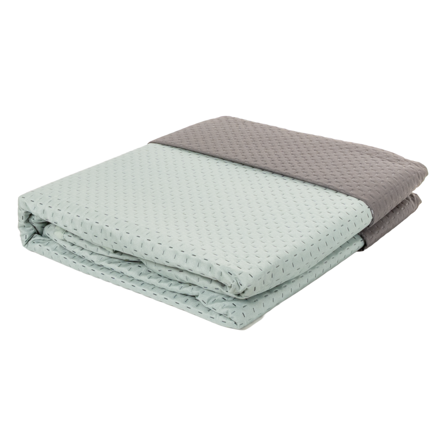 Cubrecama Ultrasonido Verde Con Mostaza MODERTEX