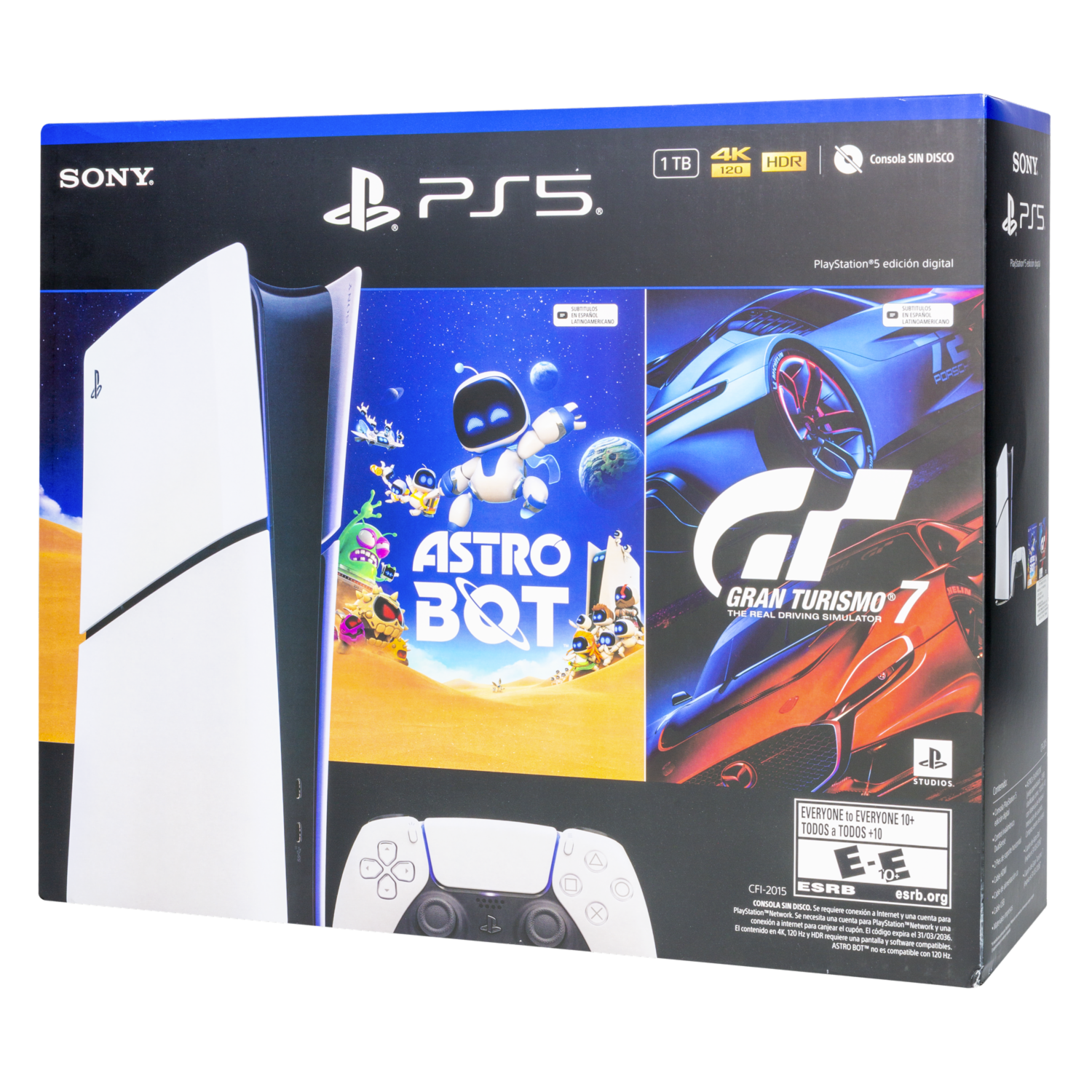PlayStation 5 Slim Digital Gran Turismo 7 y Astro Bot Consola SONY 1 Tb