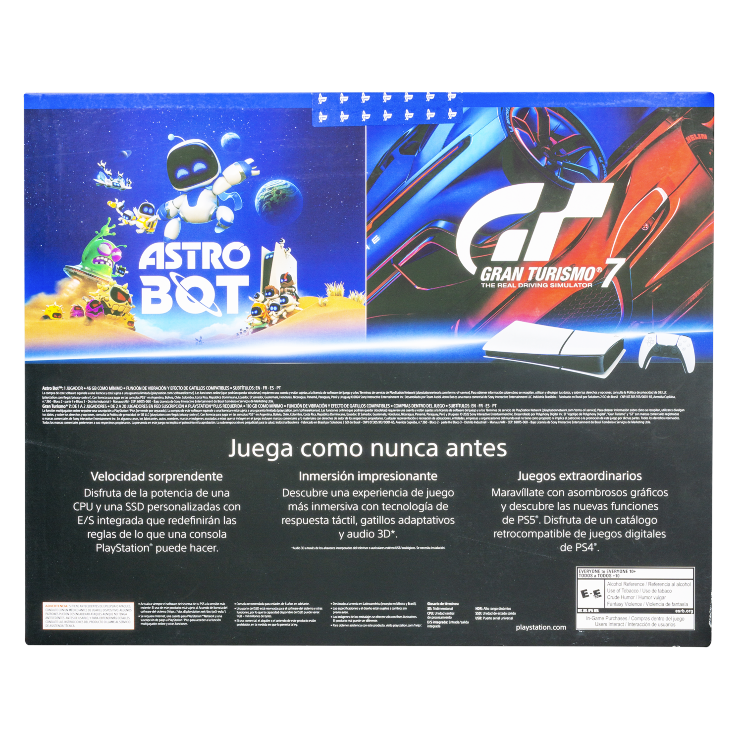 PlayStation 5 Slim Digital Gran Turismo 7 y Astro Bot Consola SONY 1 Tb