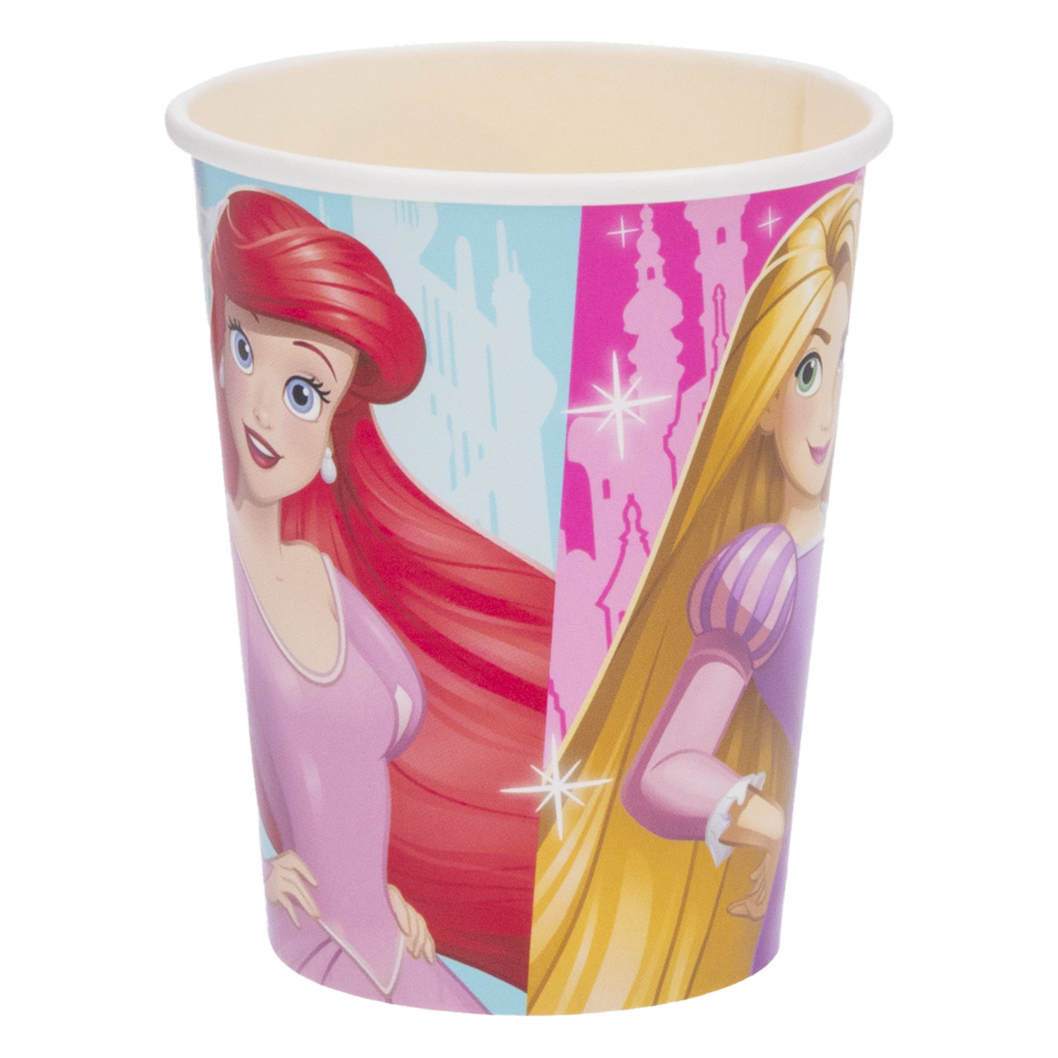 Vaso Desechable Fiesta Princesas DISNEY 10 Uds x 9 Onzas