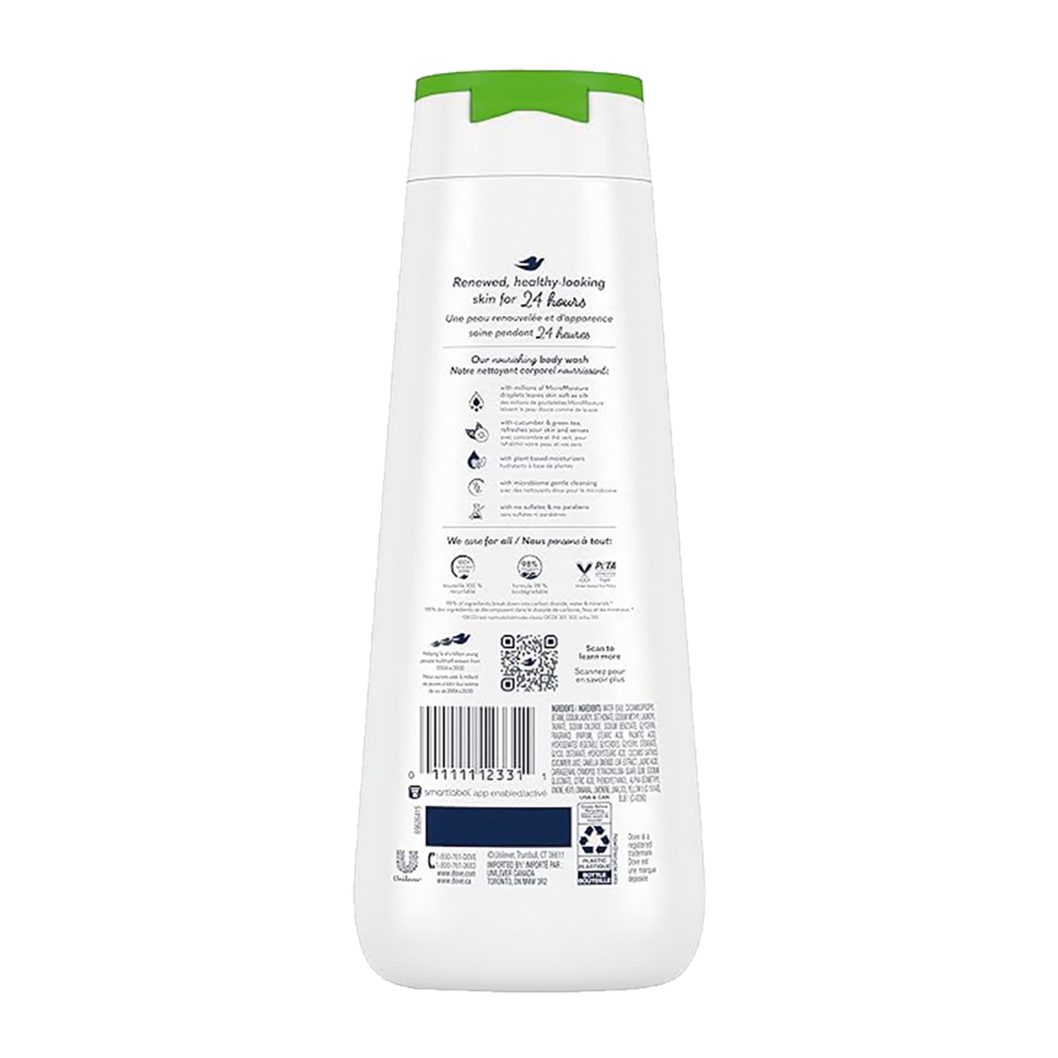 Body Wash Refresh Cucumber Gren Tea DOVE 20 G