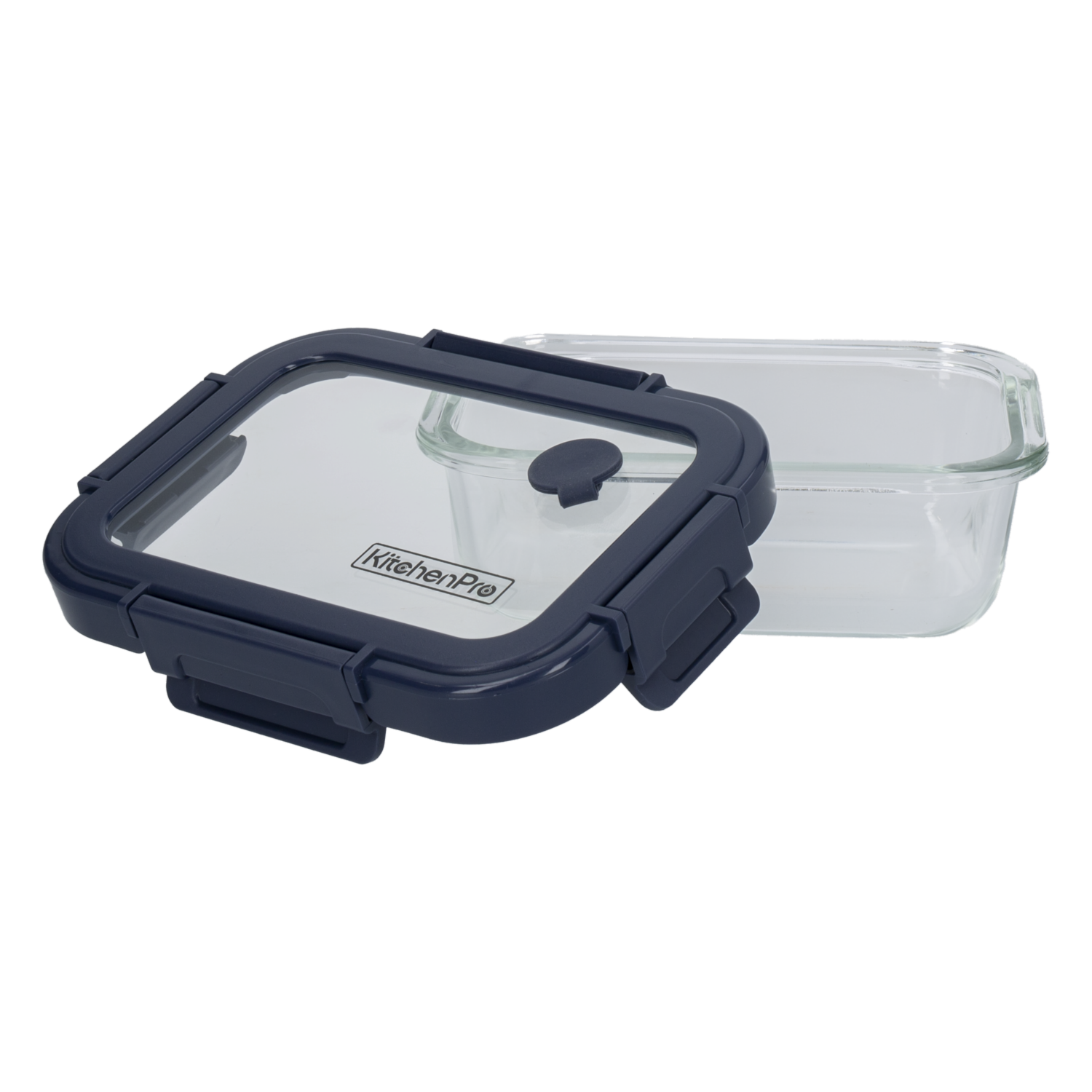 Repostero Refractario Rectangular Con Tapa KITCHENPRO 370  Ml
