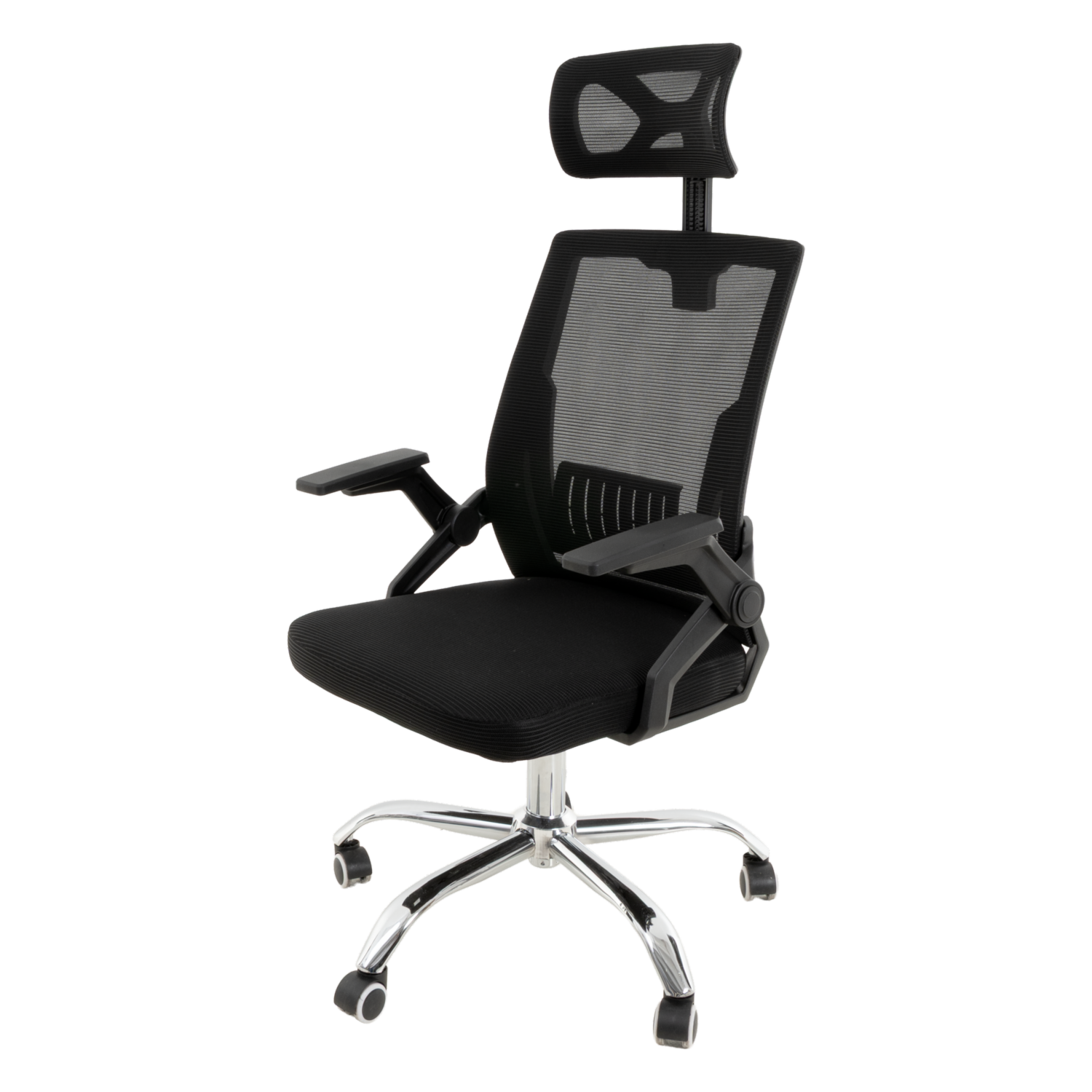 Silla De Oficina Moderna Negro SINOSTAR Polipropileno Y Metal