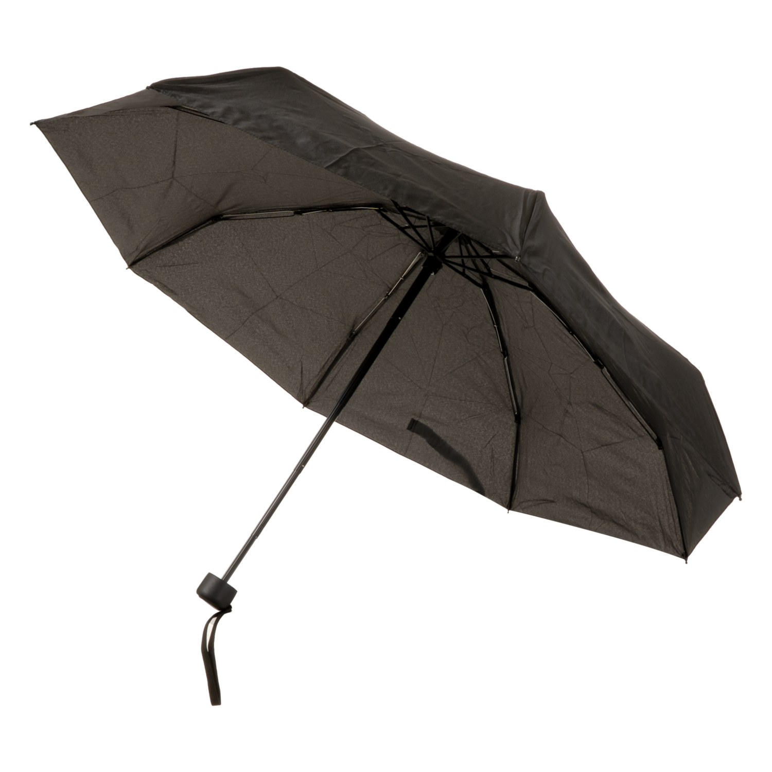 Paraguas Manual Mango Negro FREE HOME 8″