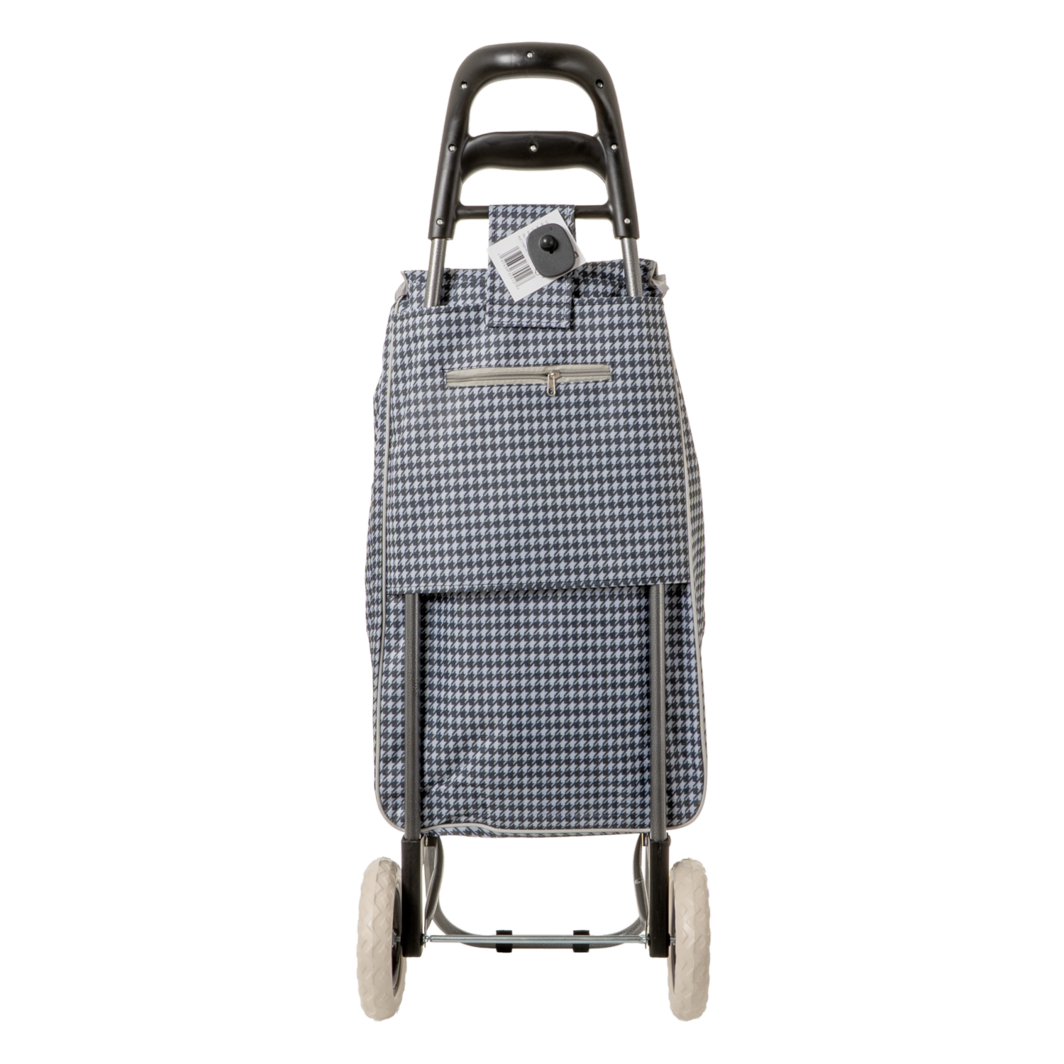 Carro De Compras Cuadros Gris POOYO 28X37X96 Cm