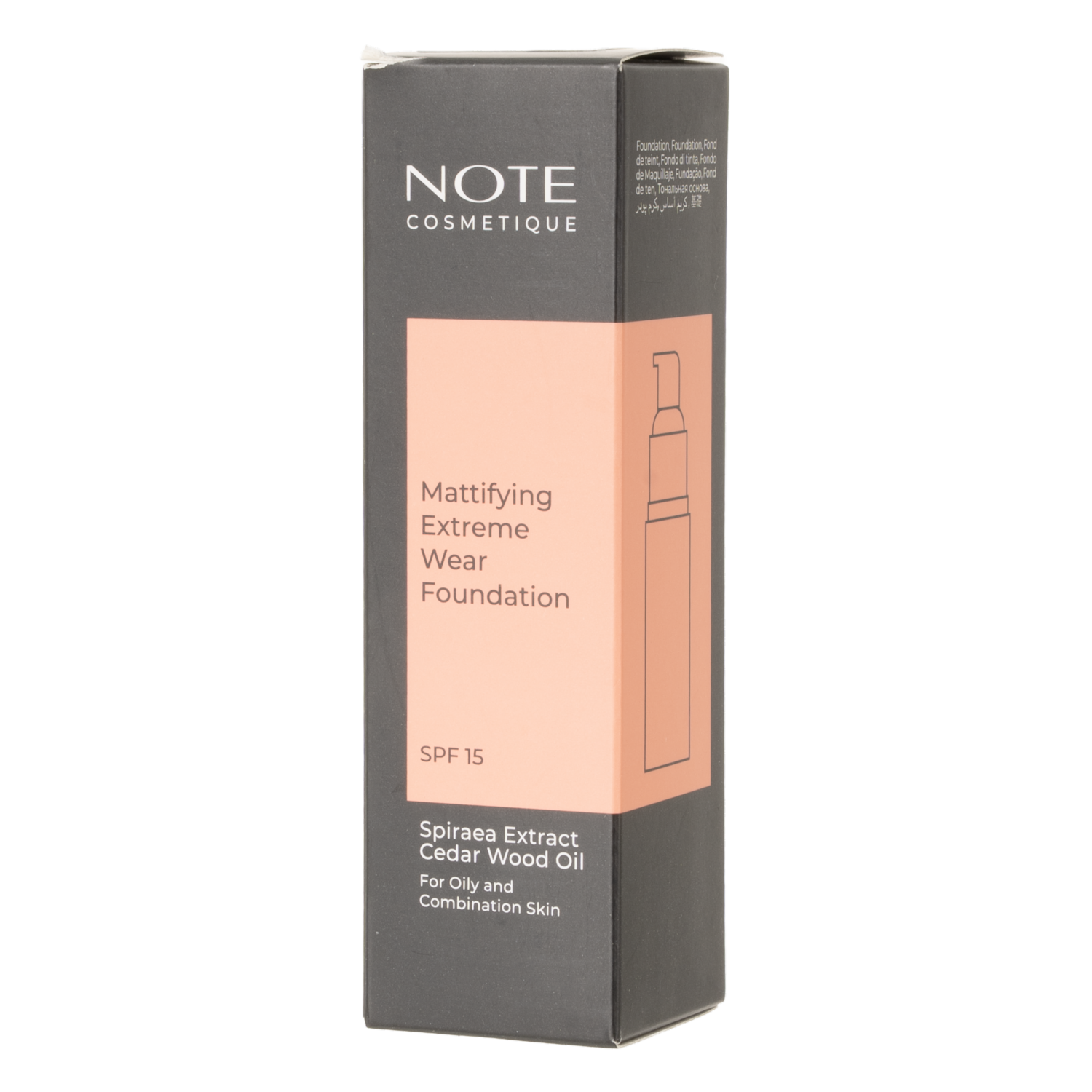 Base De Maquillaje Líquida Mattifying Extreme Wear Tono 01 NOTE 30 Ml