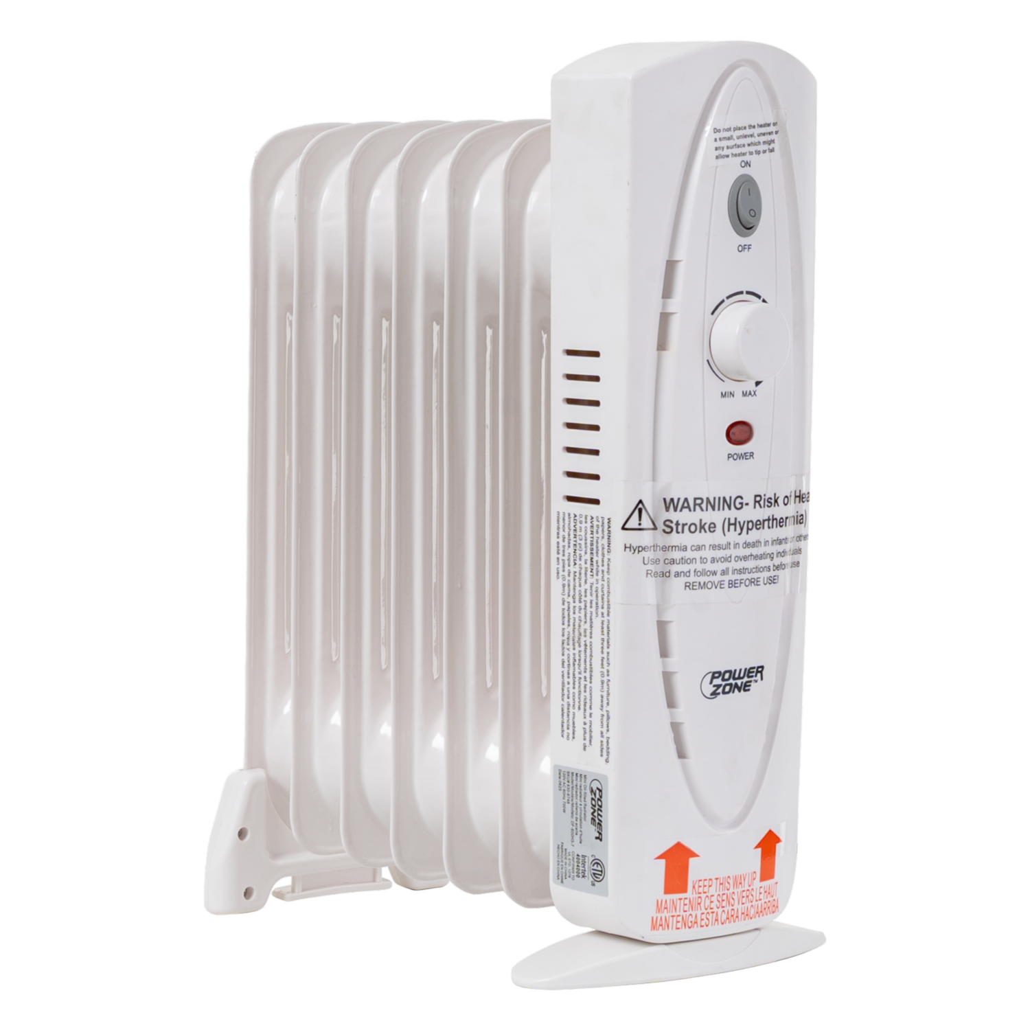 Calefactor Electrico De Aceite Pequeño POWER ZONE 700 W