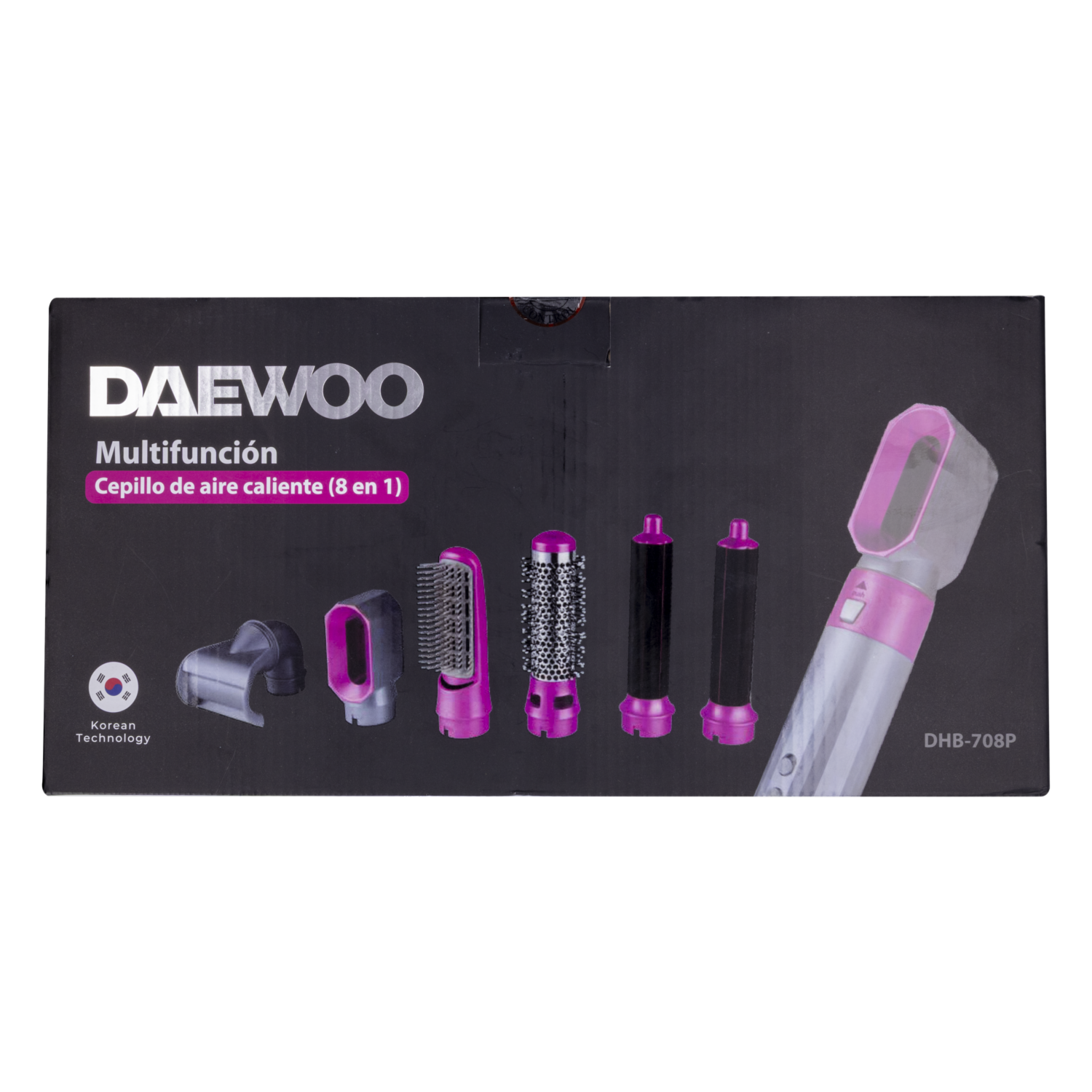Cepillo Secador De Cabello Juego 8 En 1 DAEWOO 1000 Watts