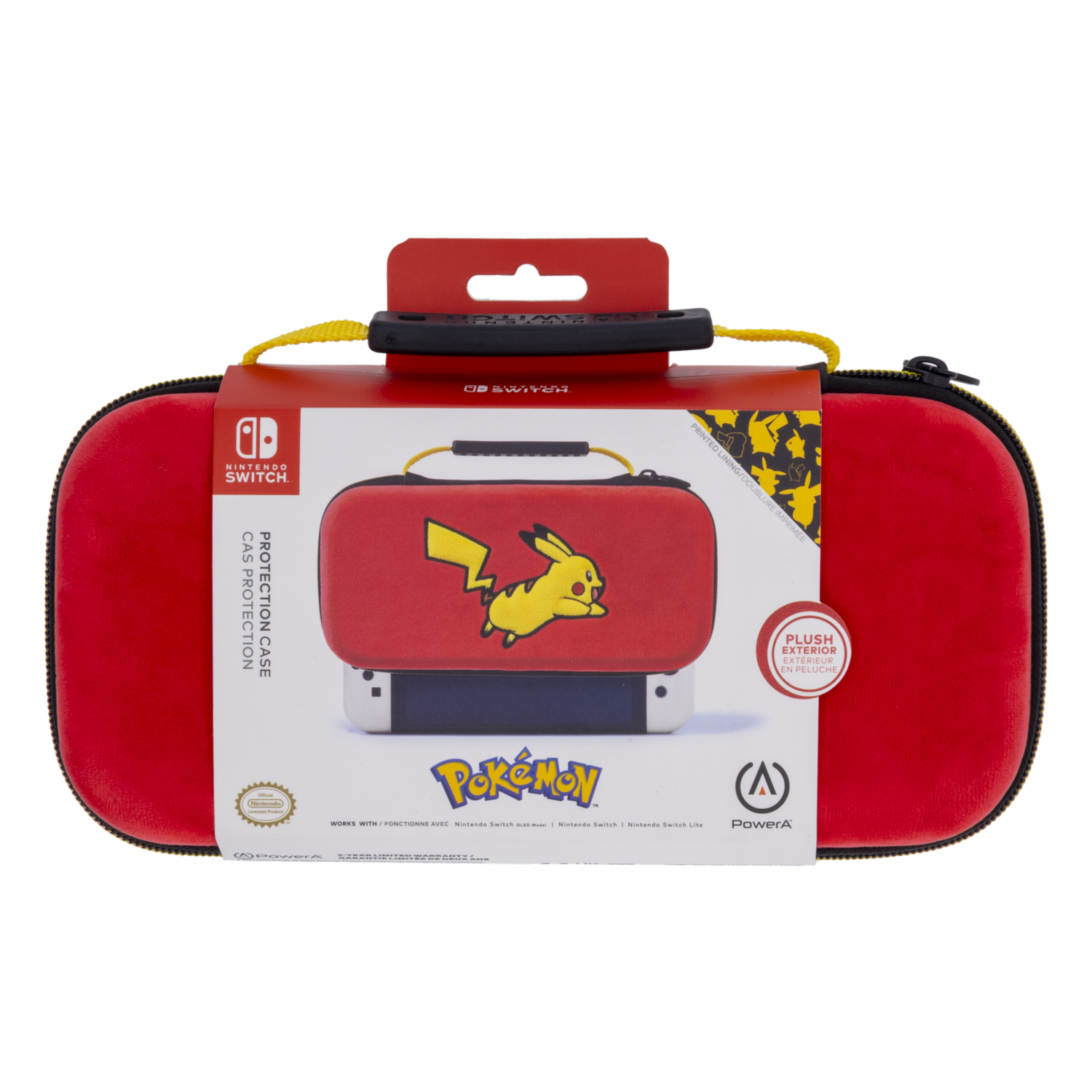 Estuche Protector Para Nintendo Switch Pikachu Jump POWER A Unidad