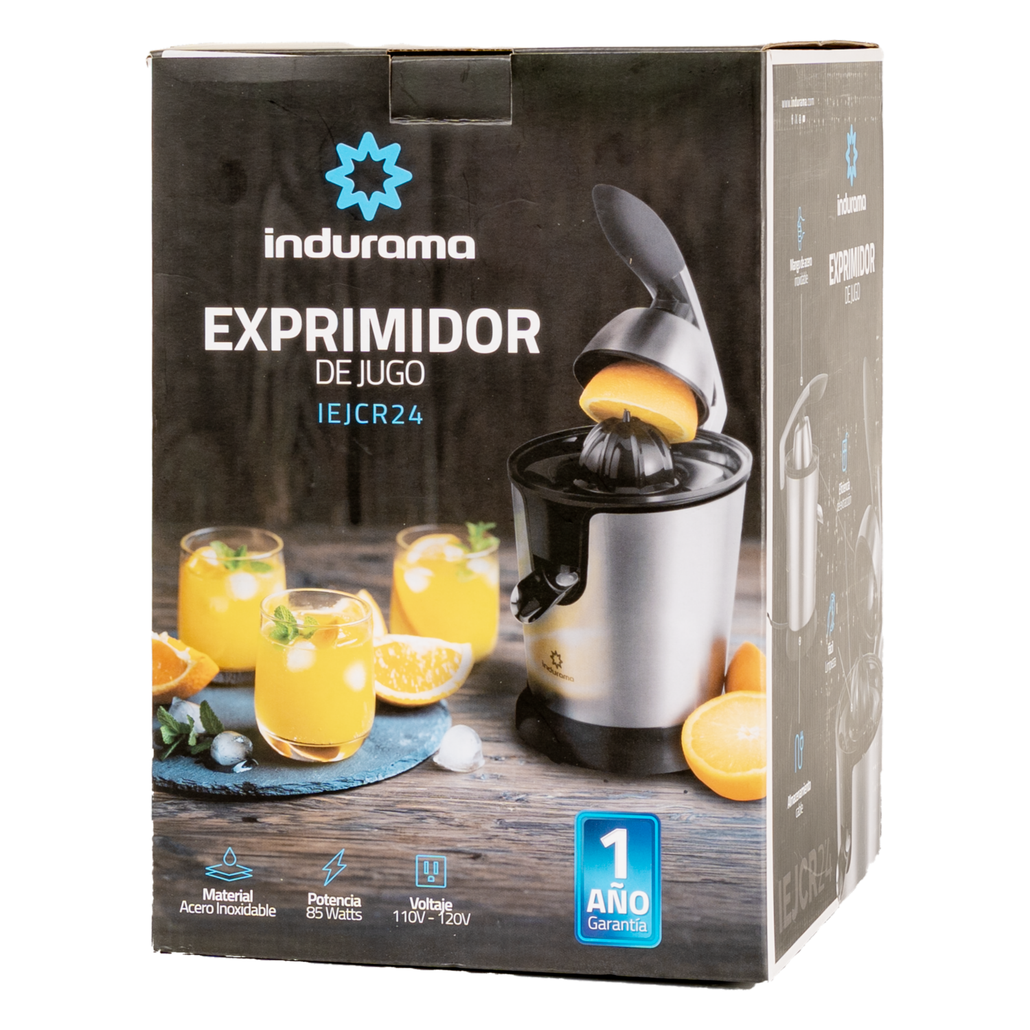 Exprimidor De Citricos Acero Inoxidable INDURAMA 85 Watts