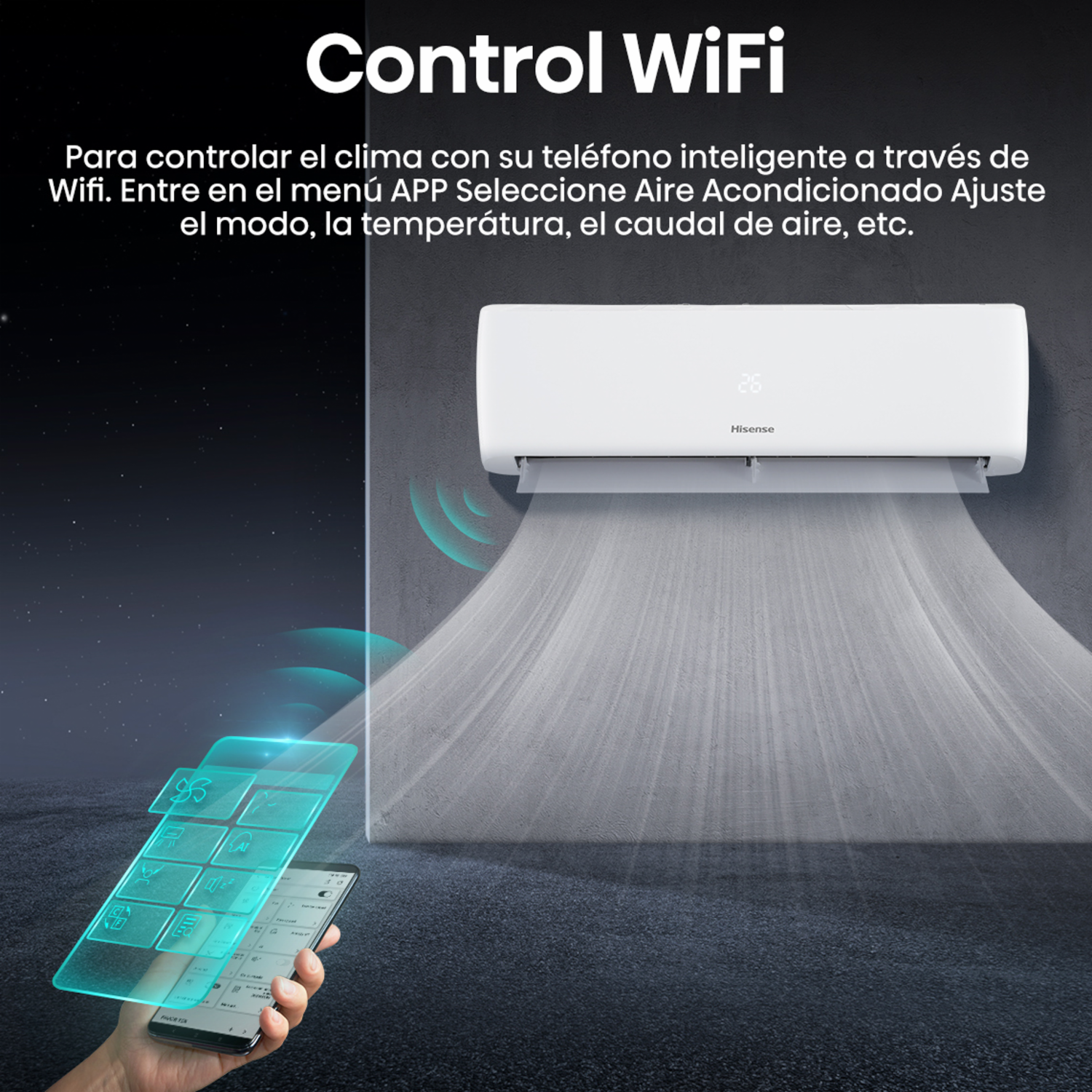 Aire Acondicionado De Pared HISENSE 12000 BTU
