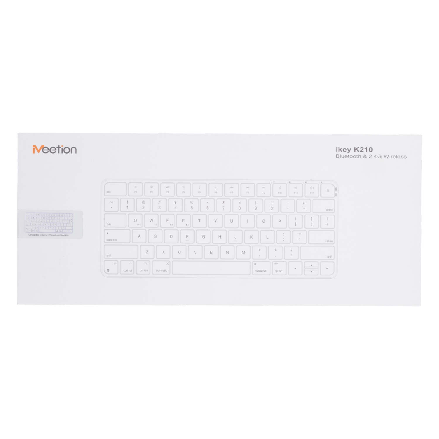 Tecaldo Ikey K210 Púrpura MEETION Inalámbrico