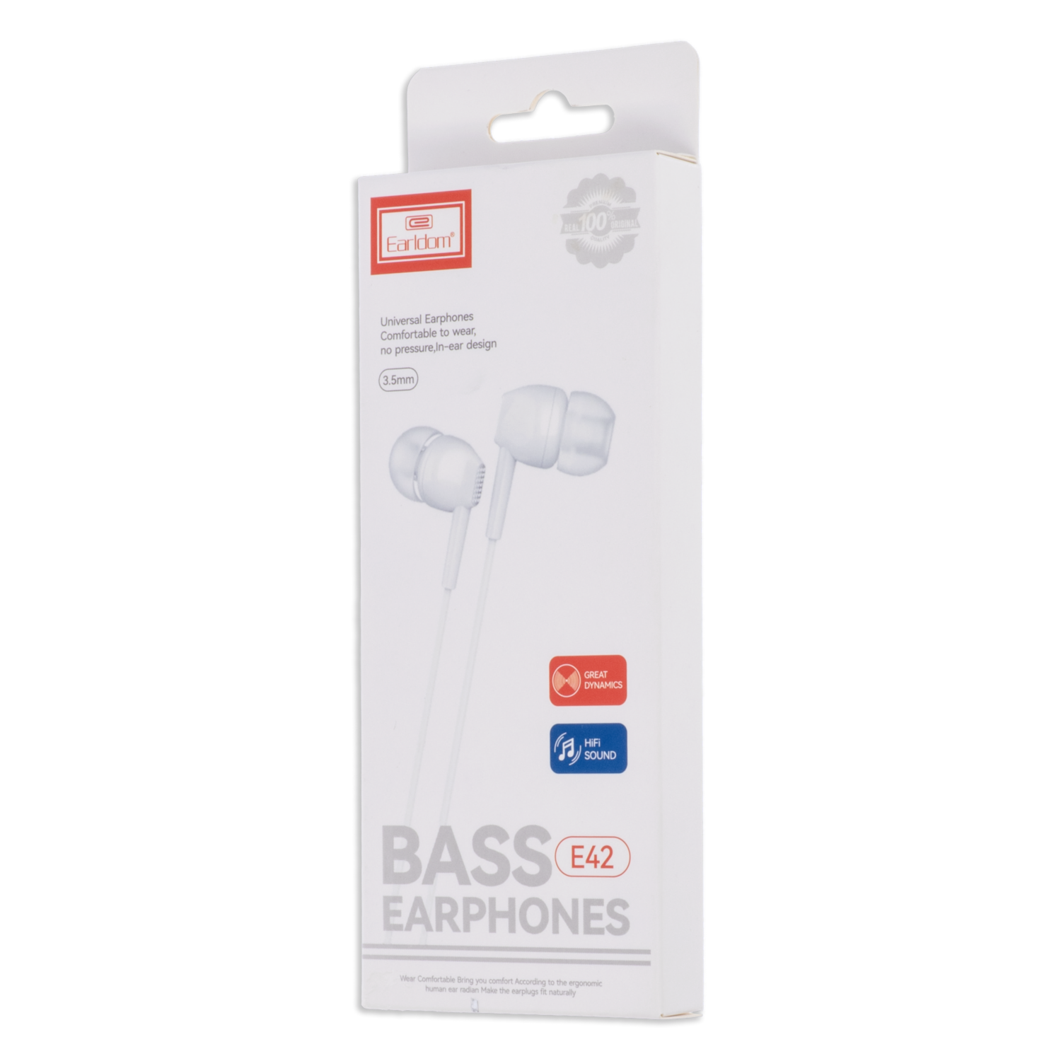 Audífonos Manos Libres E42 Bass EARLDOM Alámbrico