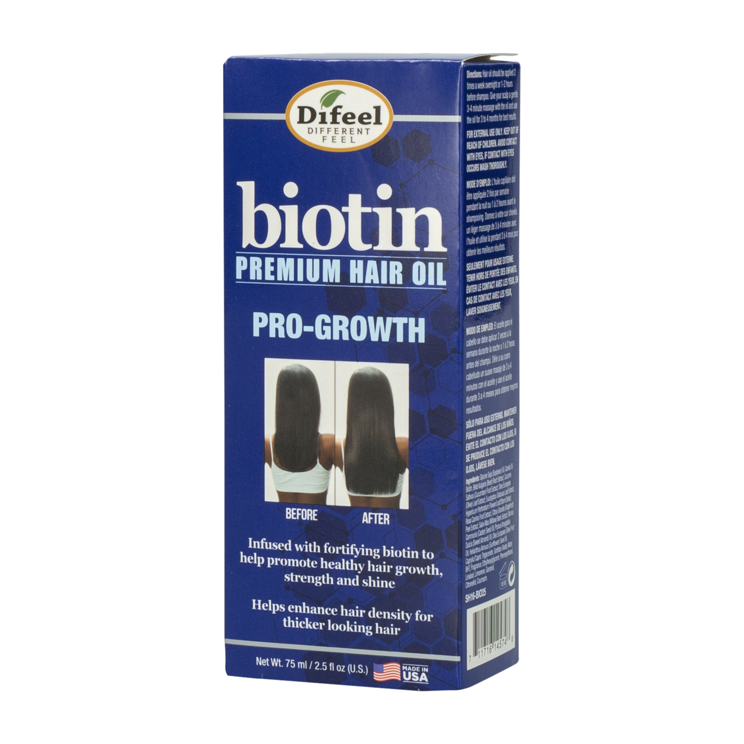 Aceite Capilar Premium Con Biotina DIFEEL 75 Ml