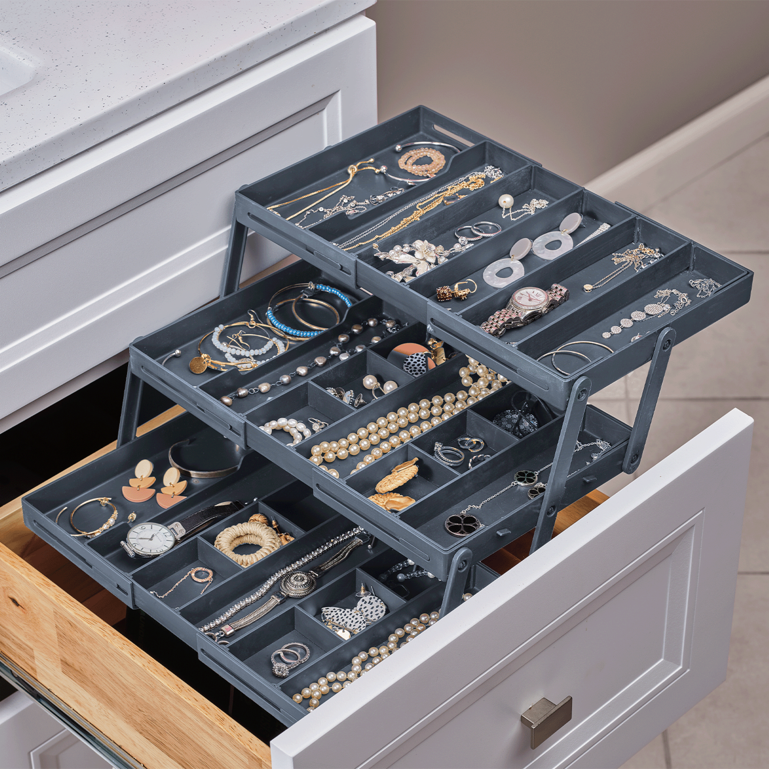Organizador 3 Pisos SMART DRAWER 26X21.5X7.5 Cm
