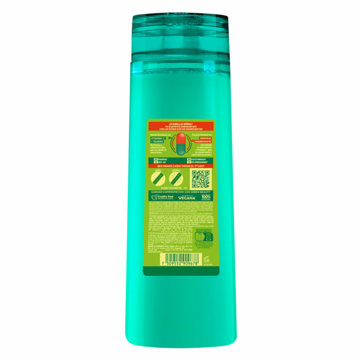 Shampoo Para Cabello Stop Caída GARNIER FRUCTIS 350 Ml