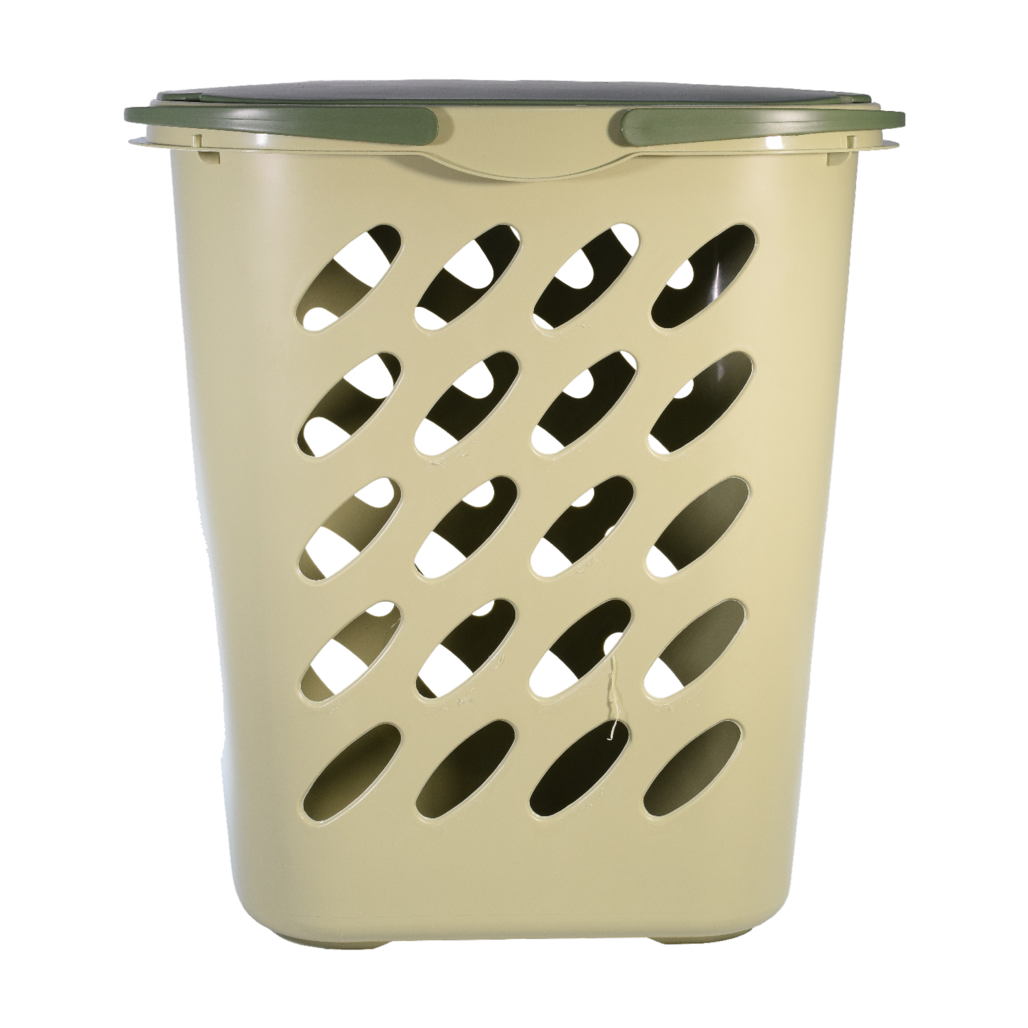 Canasta Para Ropa Con Tapa Color Verde ESTRA 46 Litros