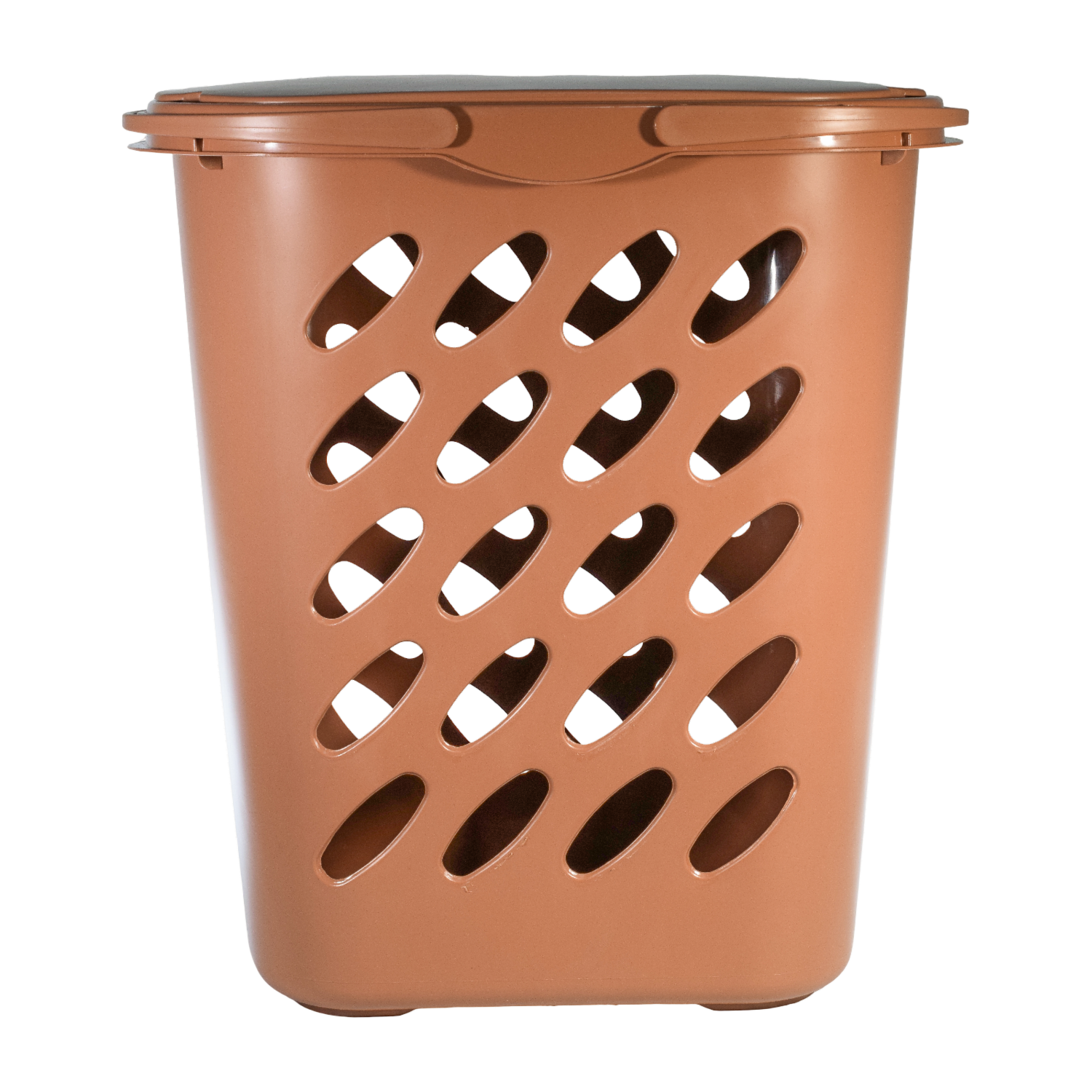 Canasta Para Ropa Con Tapa Color Mocca ESTRA 46 Litros