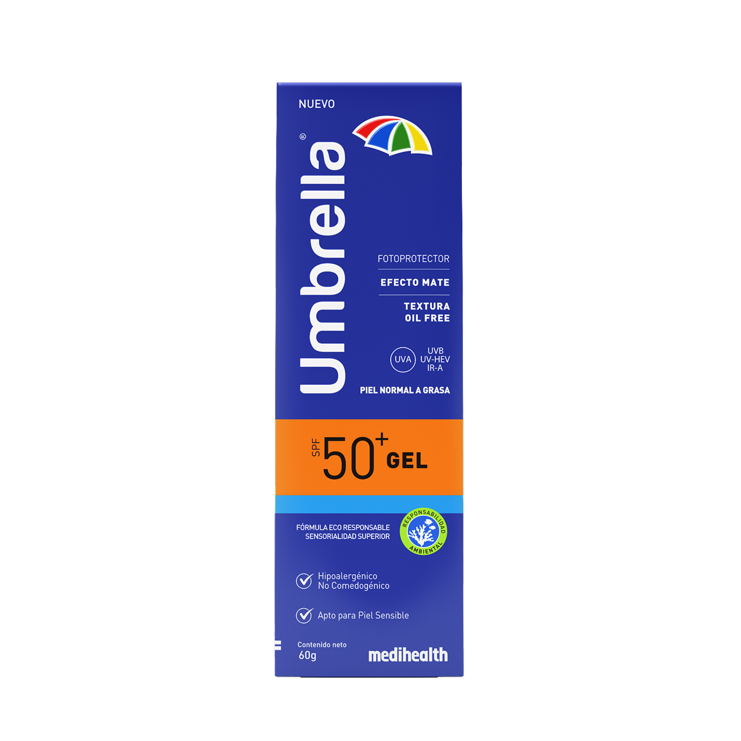Protector Solar En Gel Spf 50+ UMBRELLA 60 G