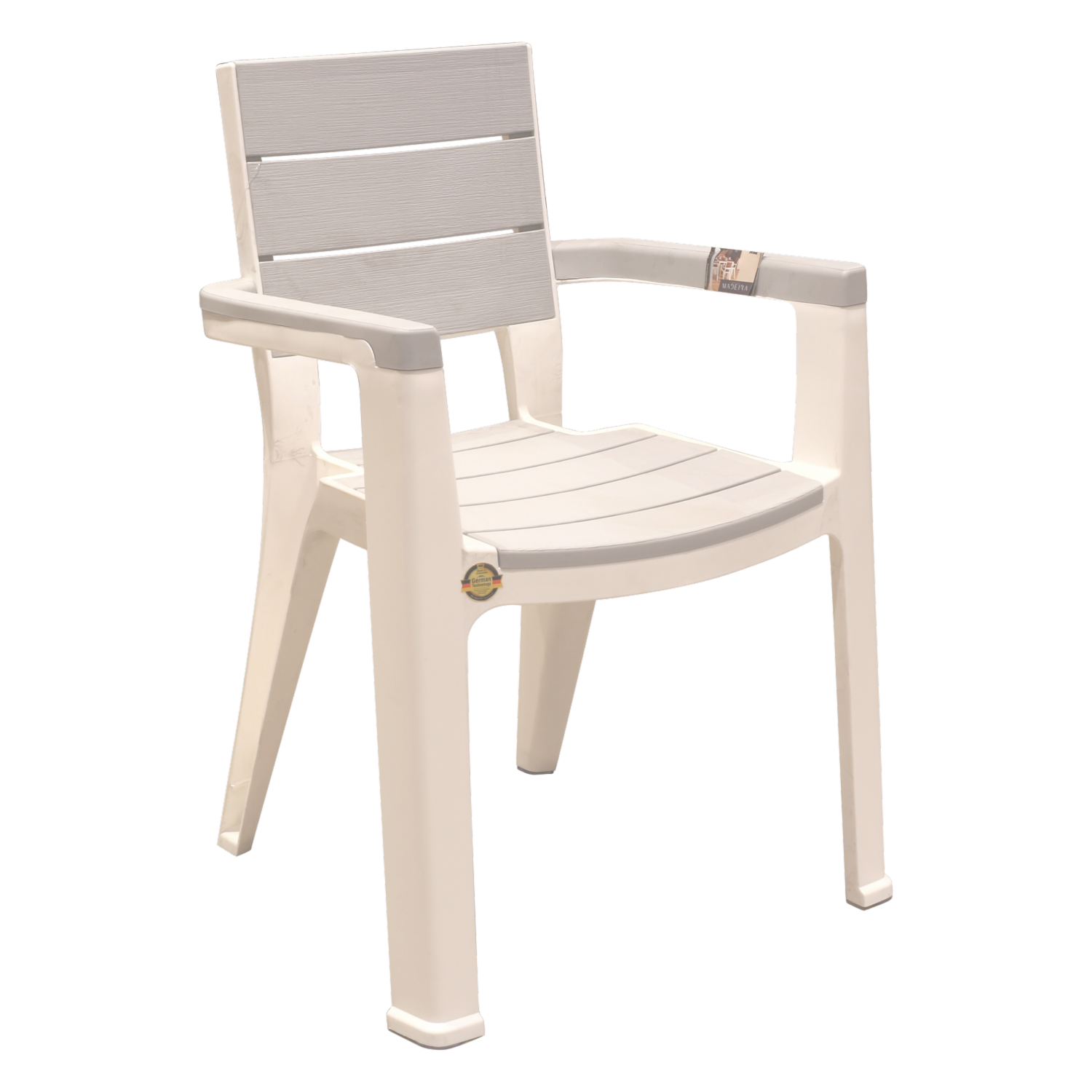 Silla Tipo Madera Silver PLÁSTICOS MQ Polipropileno