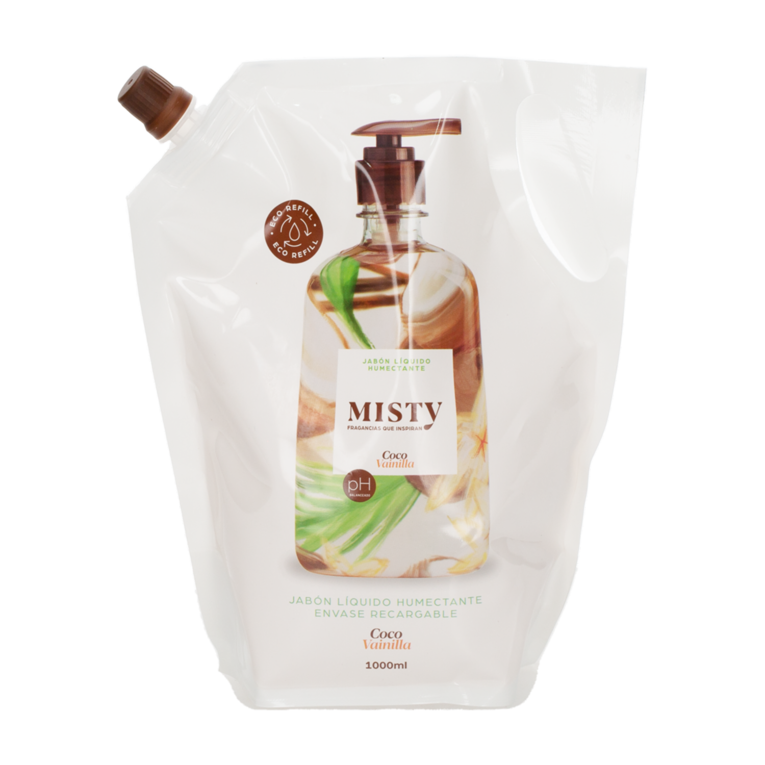 Jabón Líquido Sweet Coco Vainilla MISTY Doypack 1000 Ml