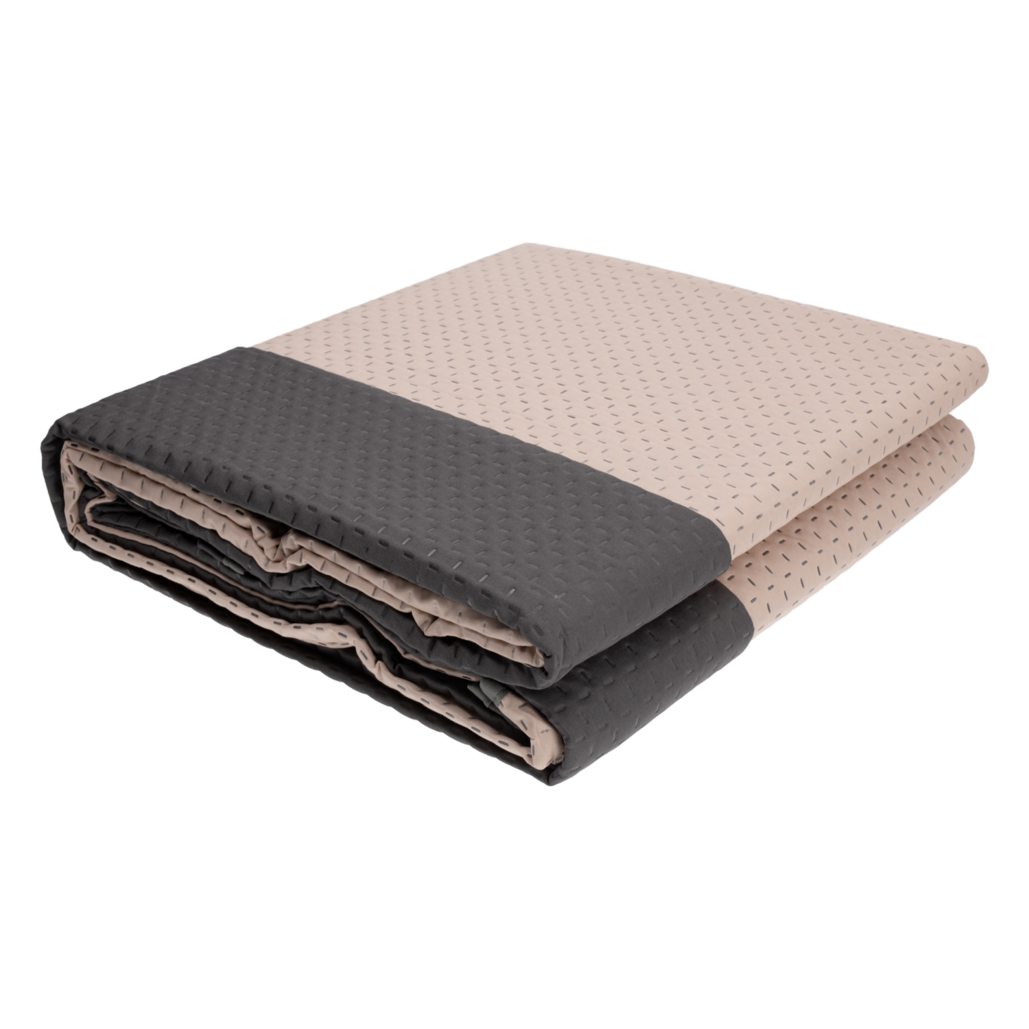 Cubrecama Ultrasonido Rosa Con Gris MODERTEX
