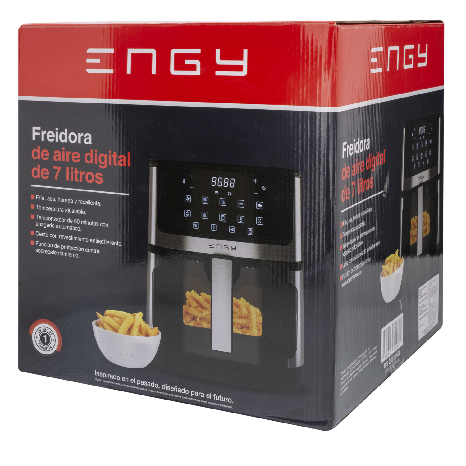Air Fryer Digital ENGY 7 Litros