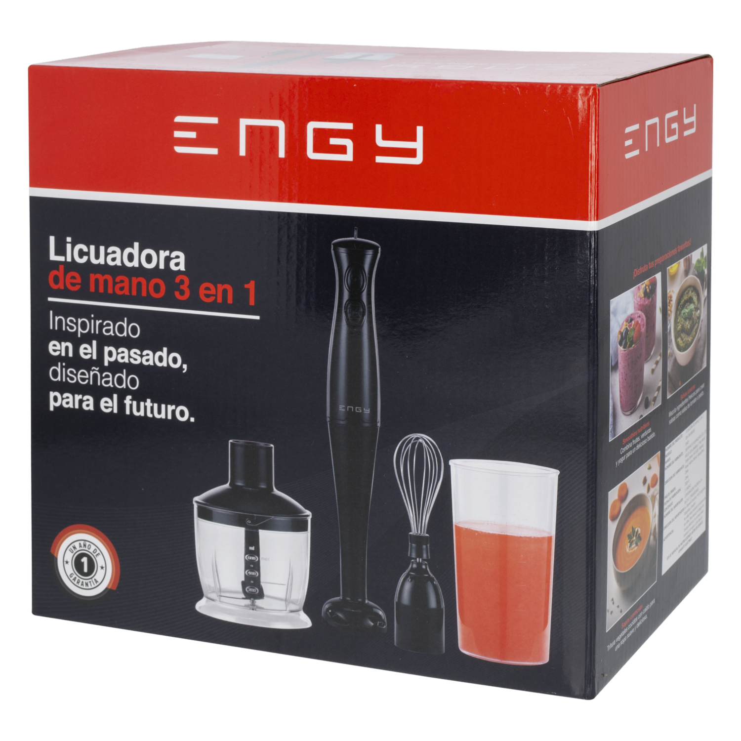 Licuadora De Mano 3 En 1 ENGY 110 Voltios