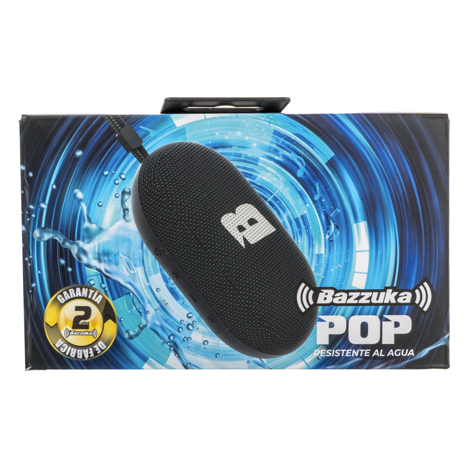 Parlante Portátil 5 Rms Pop Negro BAZZUKA
