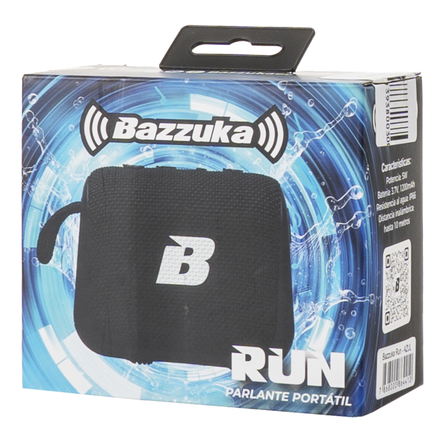 Parlante Portátil Run 5 Rms Azul BAZZUKA Bluetooth