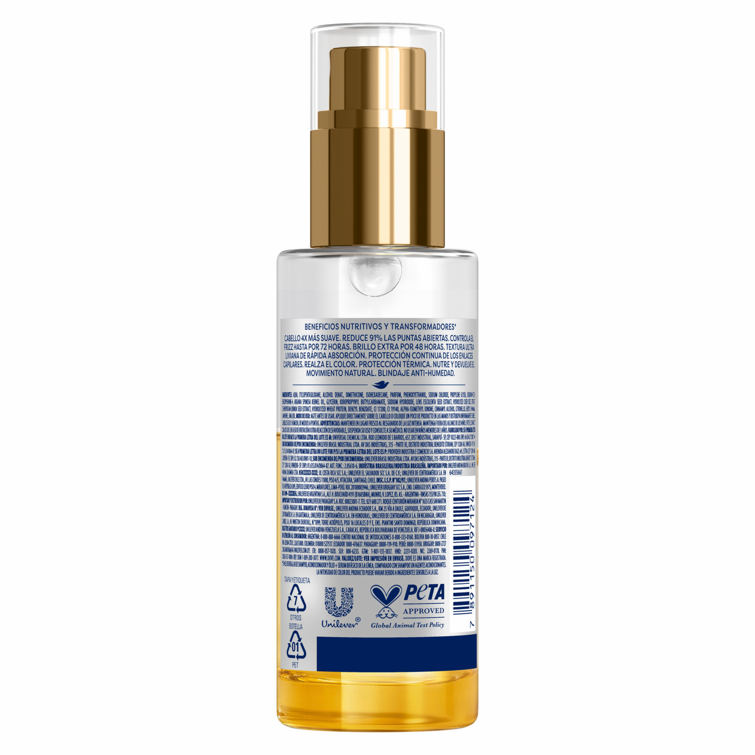 Tratamiento Capilar Oleo Bond Intense Repair DOVE 110 Ml