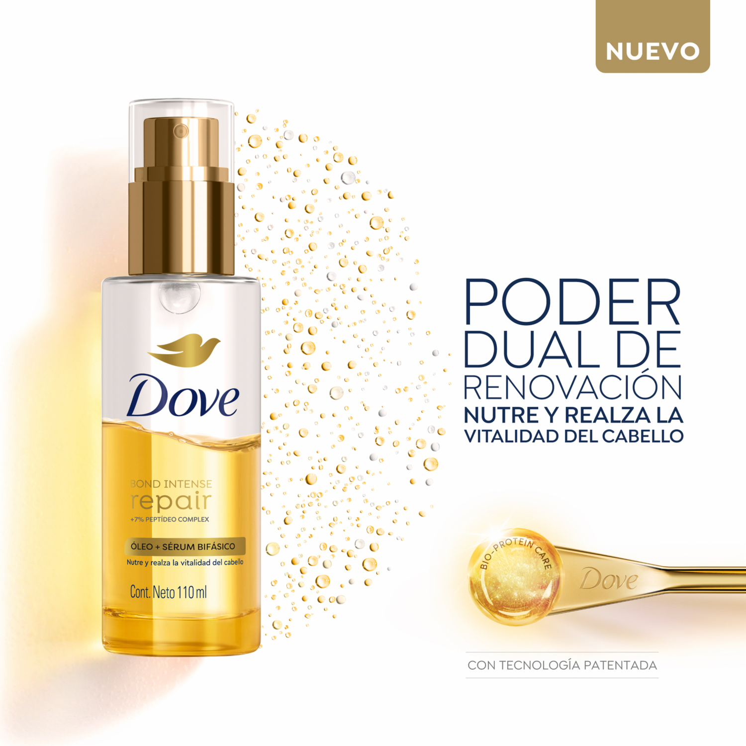 Tratamiento Capilar Oleo Bond Intense Repair DOVE 110 Ml