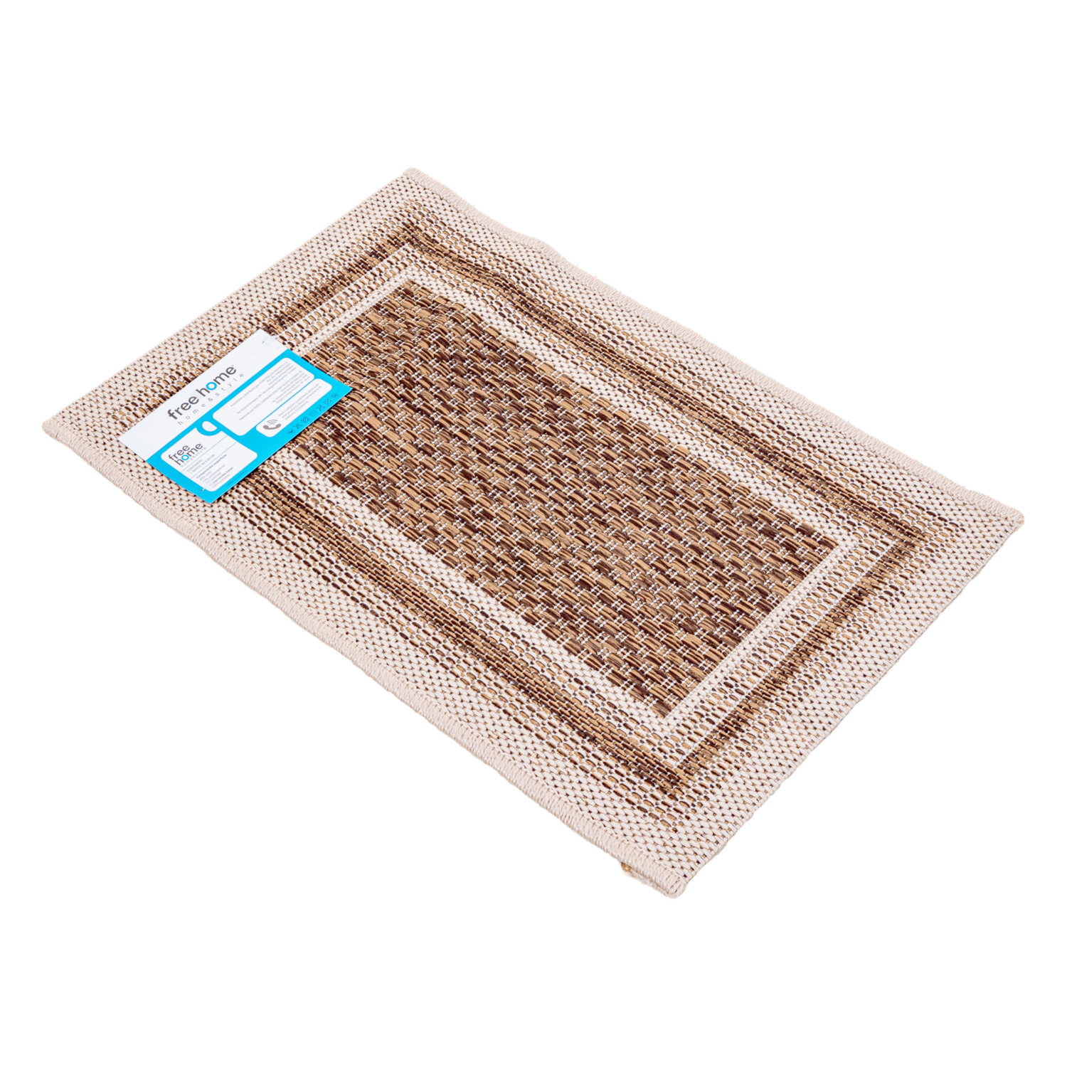 Tapete Moldura Beige/Marrón FREE HOME 60X40 Cm