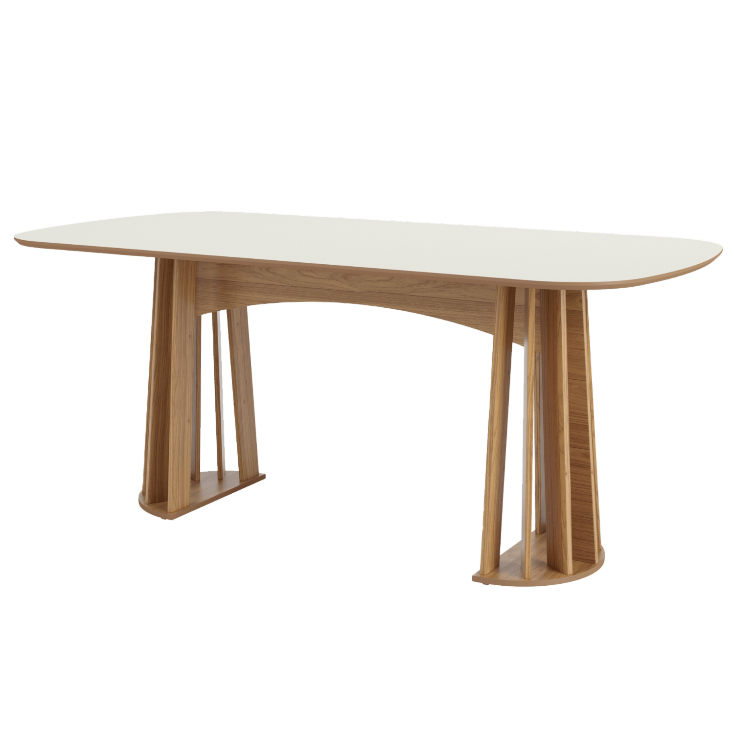 Mesa De Comedor Rectangular DALLA COSTA MDF