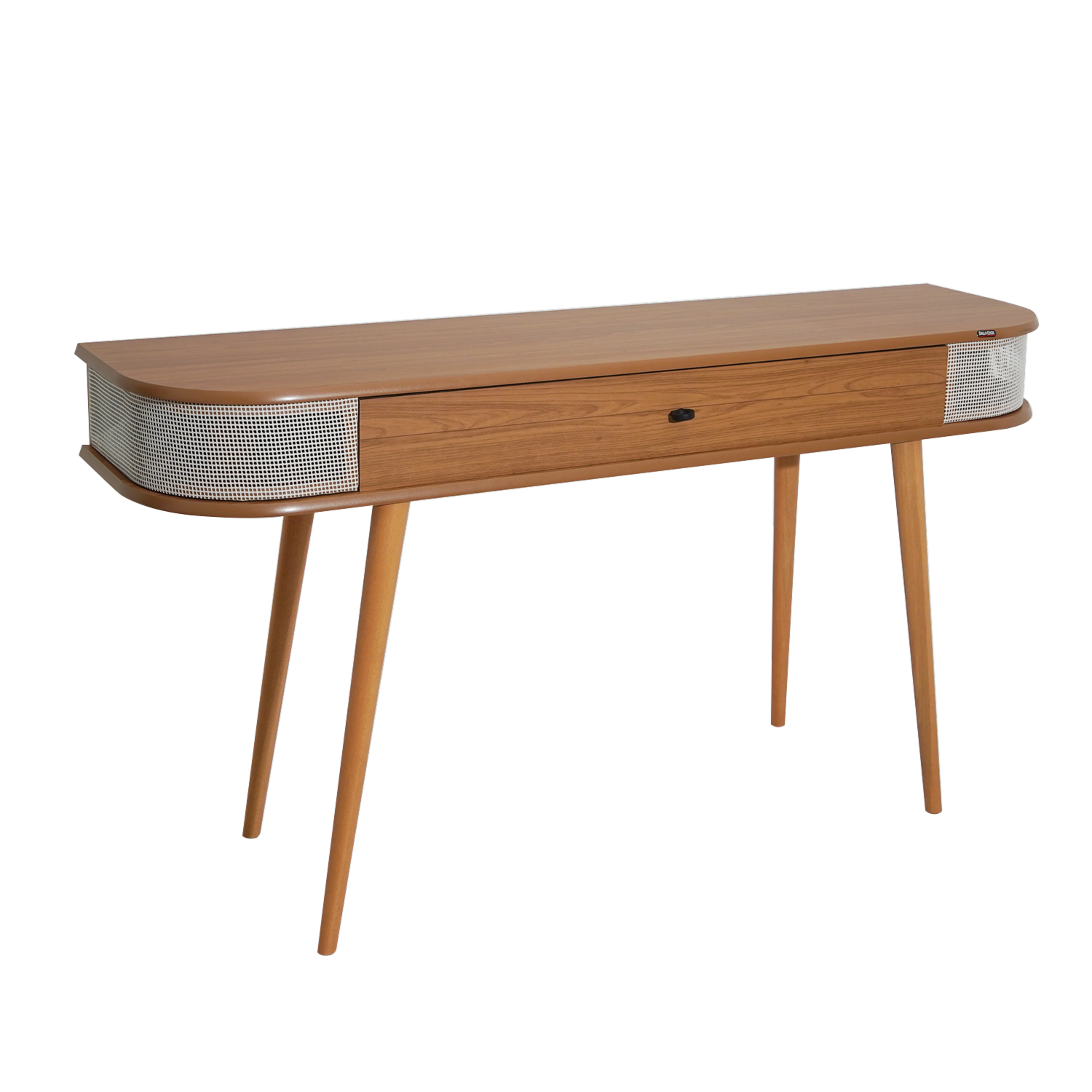 Recibidor Curvo Con 1 Cajón Modelo Tb341 Jj Freijo DALLA COSTA Mdf