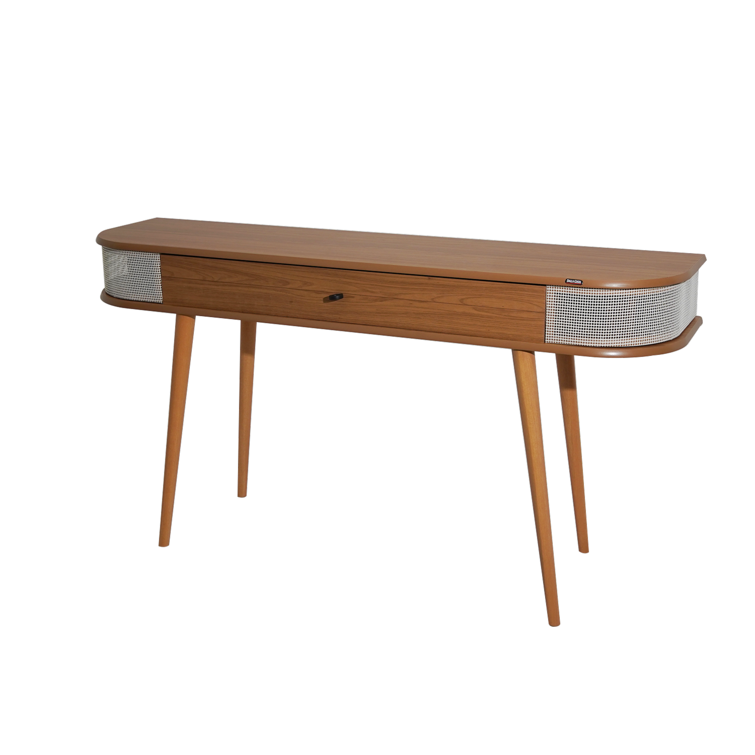 Recibidor Curvo Con 1 Cajón Modelo Tb341 Jj Freijo DALLA COSTA Mdf