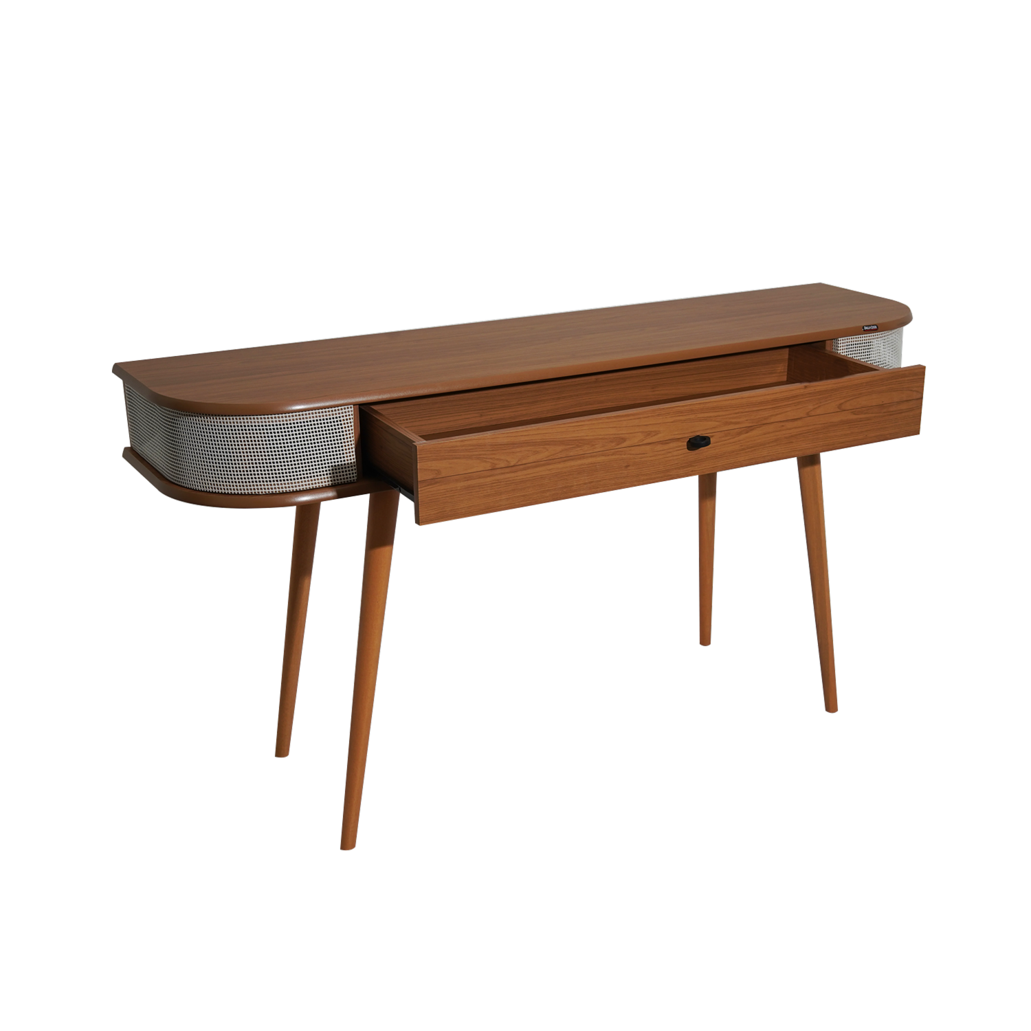 Recibidor Curvo Con 1 Cajón Modelo Tb341 Jj Freijo DALLA COSTA Mdf