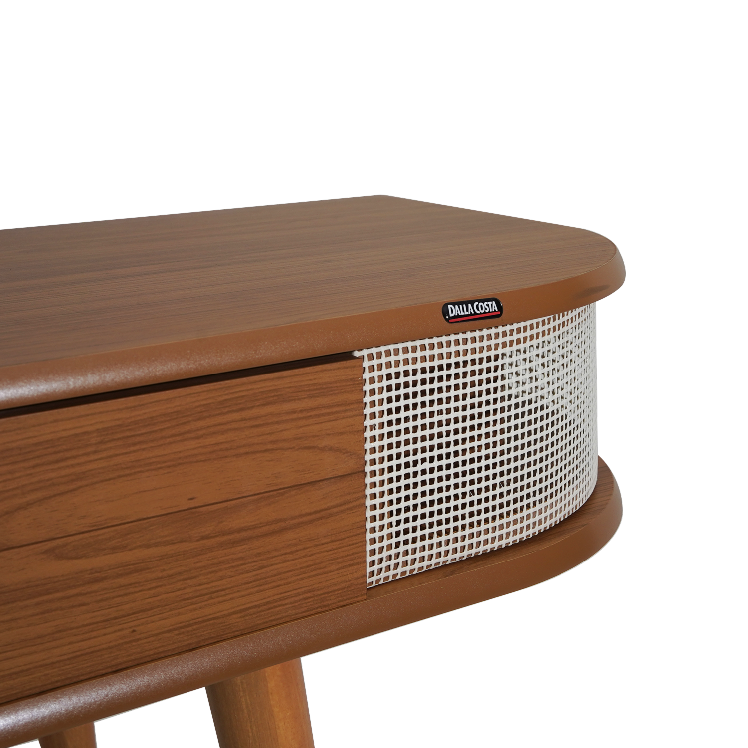 Recibidor Curvo Con 1 Cajón Modelo Tb341 Jj Freijo DALLA COSTA Mdf