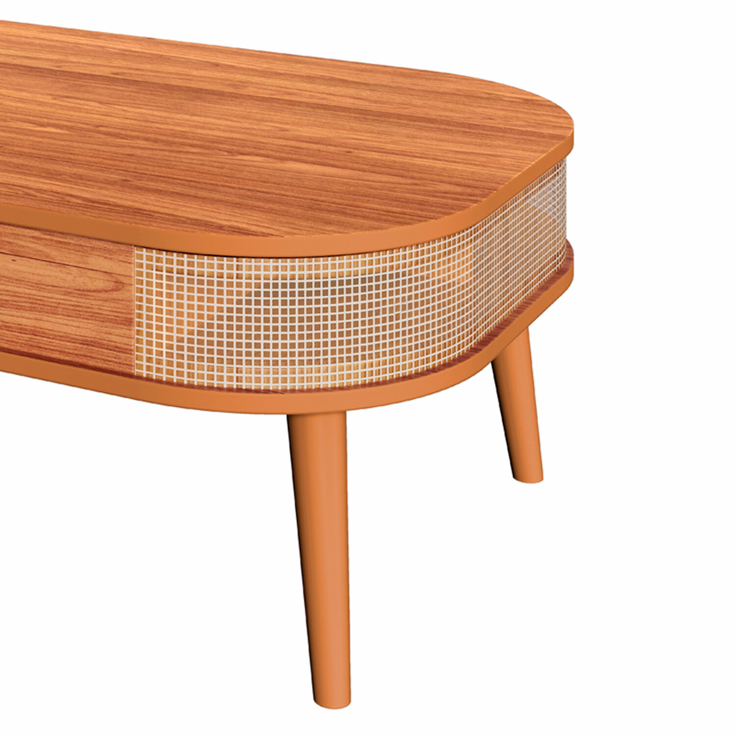 Mesa De Centro Curva DALLA COSTA MDF