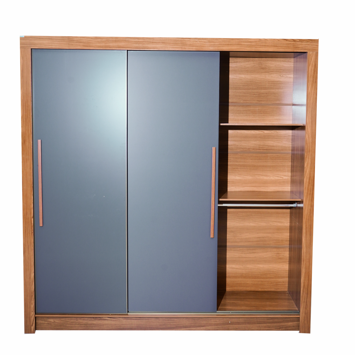 Ropero 3 Puertas Corredizas Maringa Grafito ANDIRA MDP