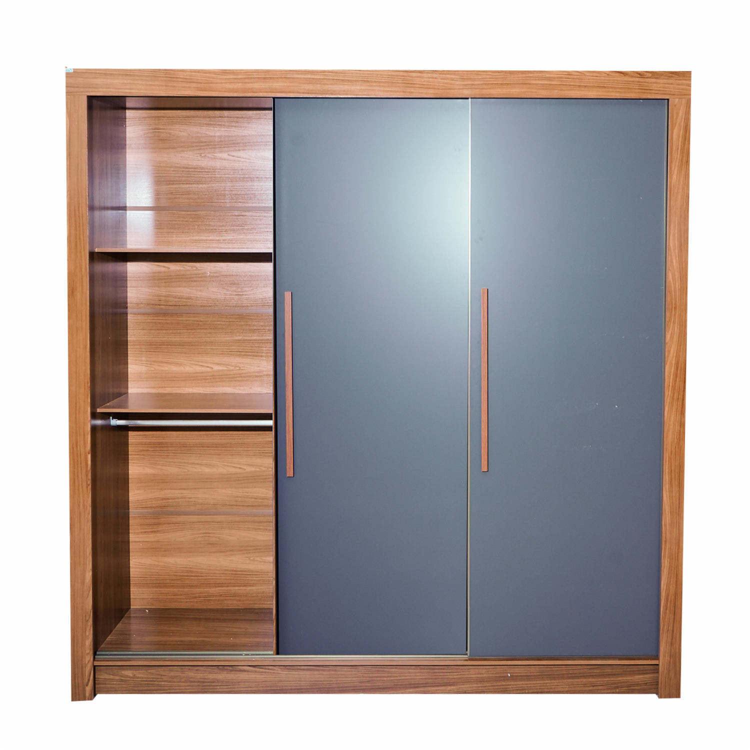 Ropero 3 Puertas Corredizas Maringa Grafito ANDIRA MDP