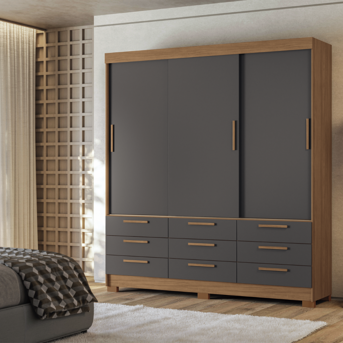 Ropero Morretes Grafito ANDIRA MDF