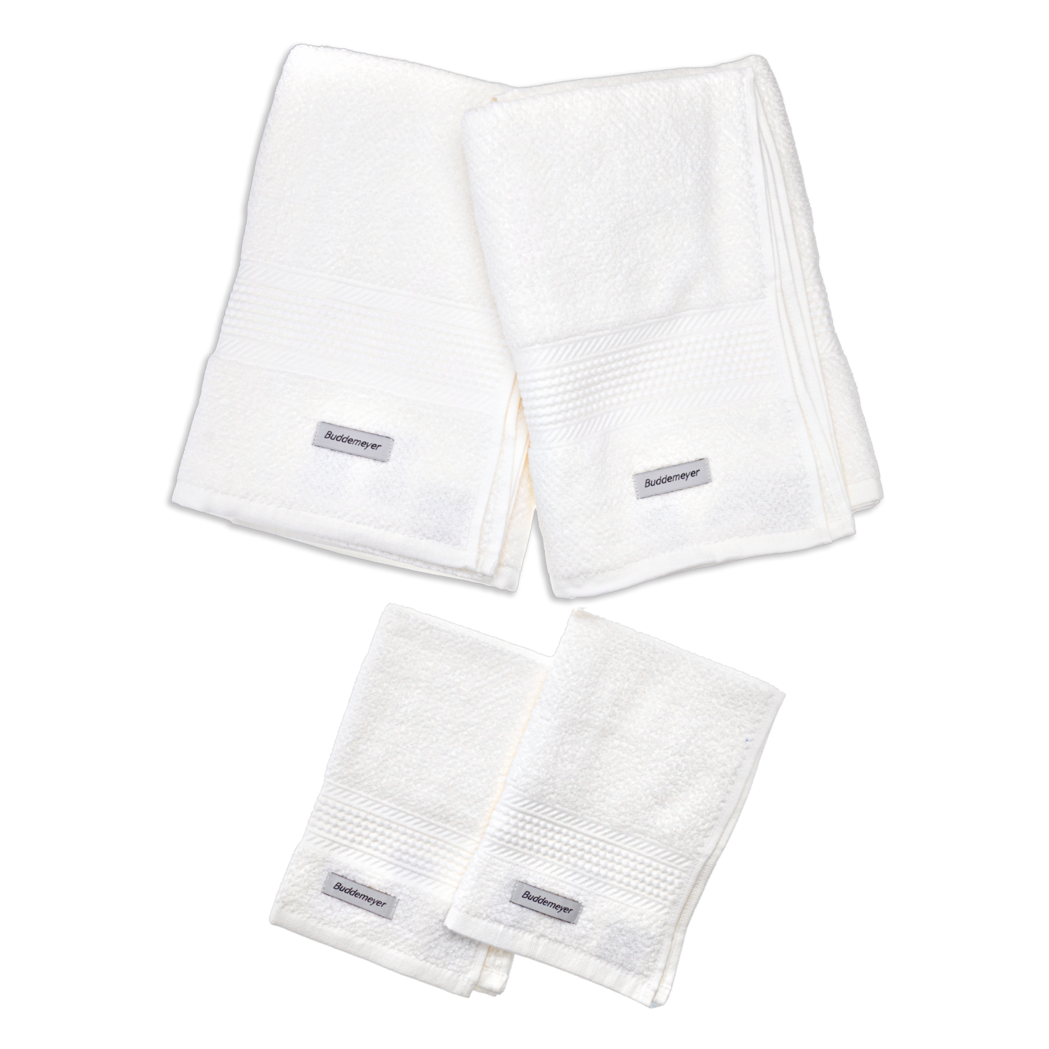 Juego Toallas De Baño Alegro Extra Soft Blanco BUDDEMEYER